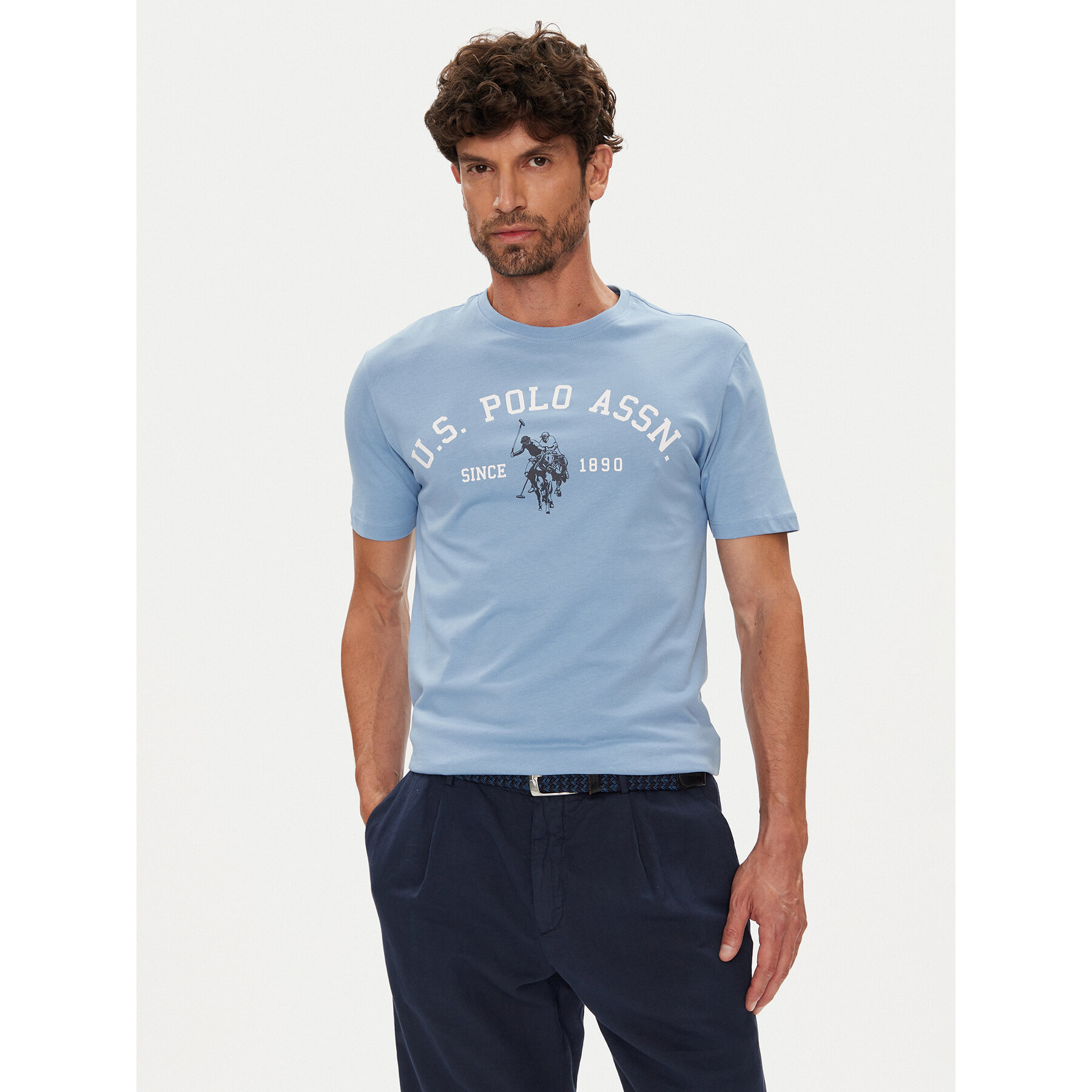 U.S. Polo Assn. Póló MUP3268 Kék Regular Fit