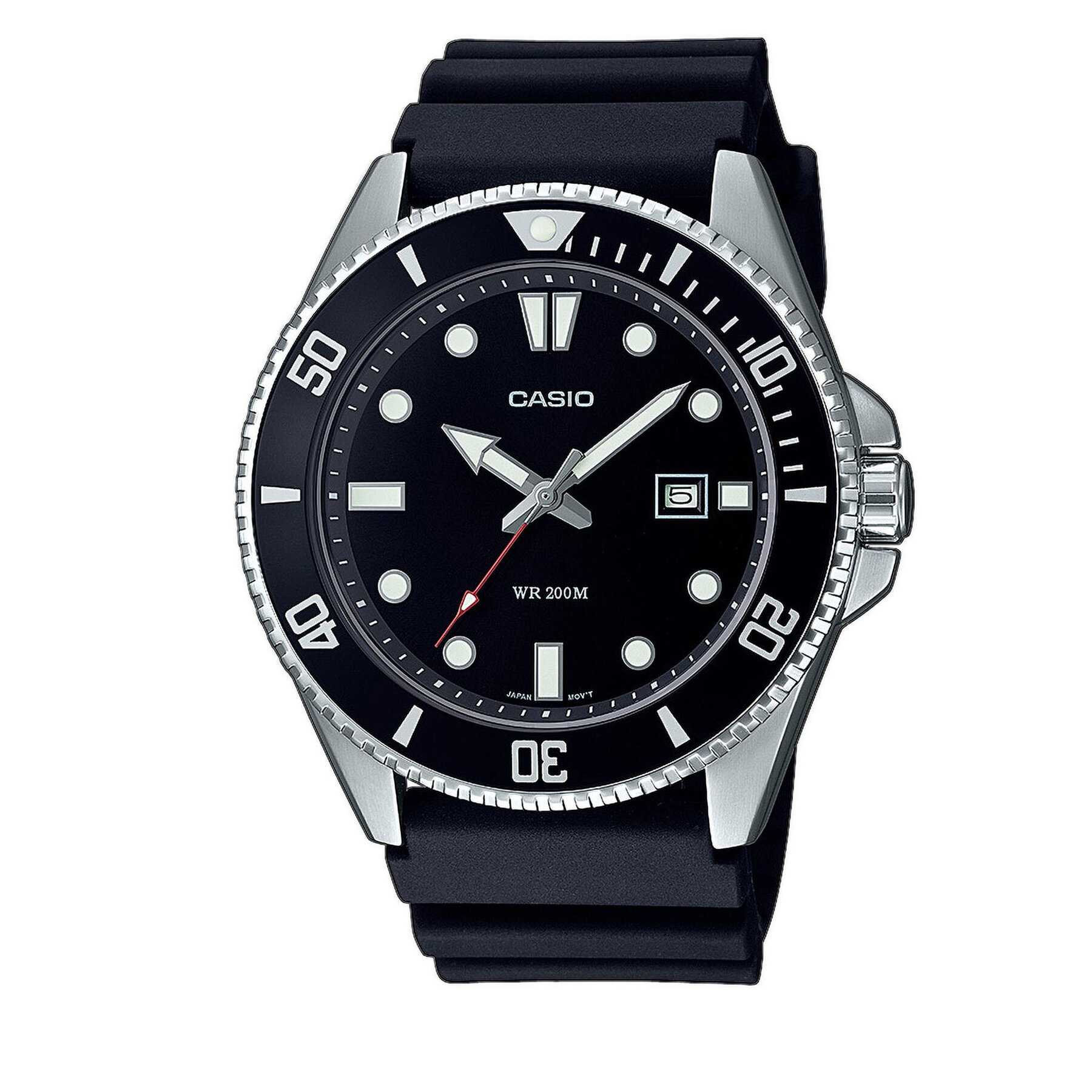

Годинник Casio Duro Diver MDV-107-1A1VEF Black, Чорний
