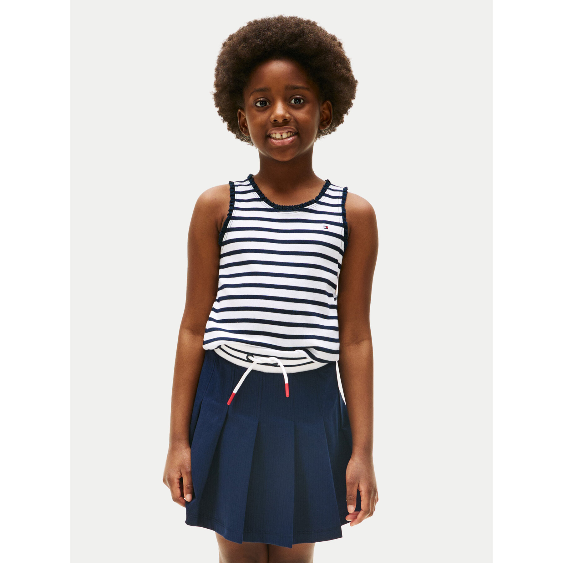 Tommy Hilfiger Τοπ Essential KG0KG08588 D Σκούρο μπλε Regular Fit