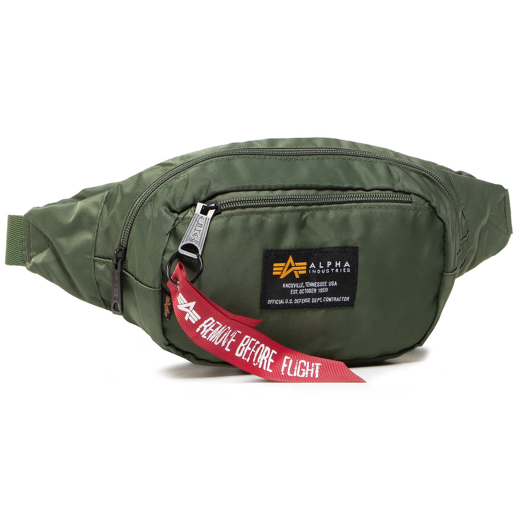 Övtáskák Alpha Industries Crew Waist Bag 196923 Zöld