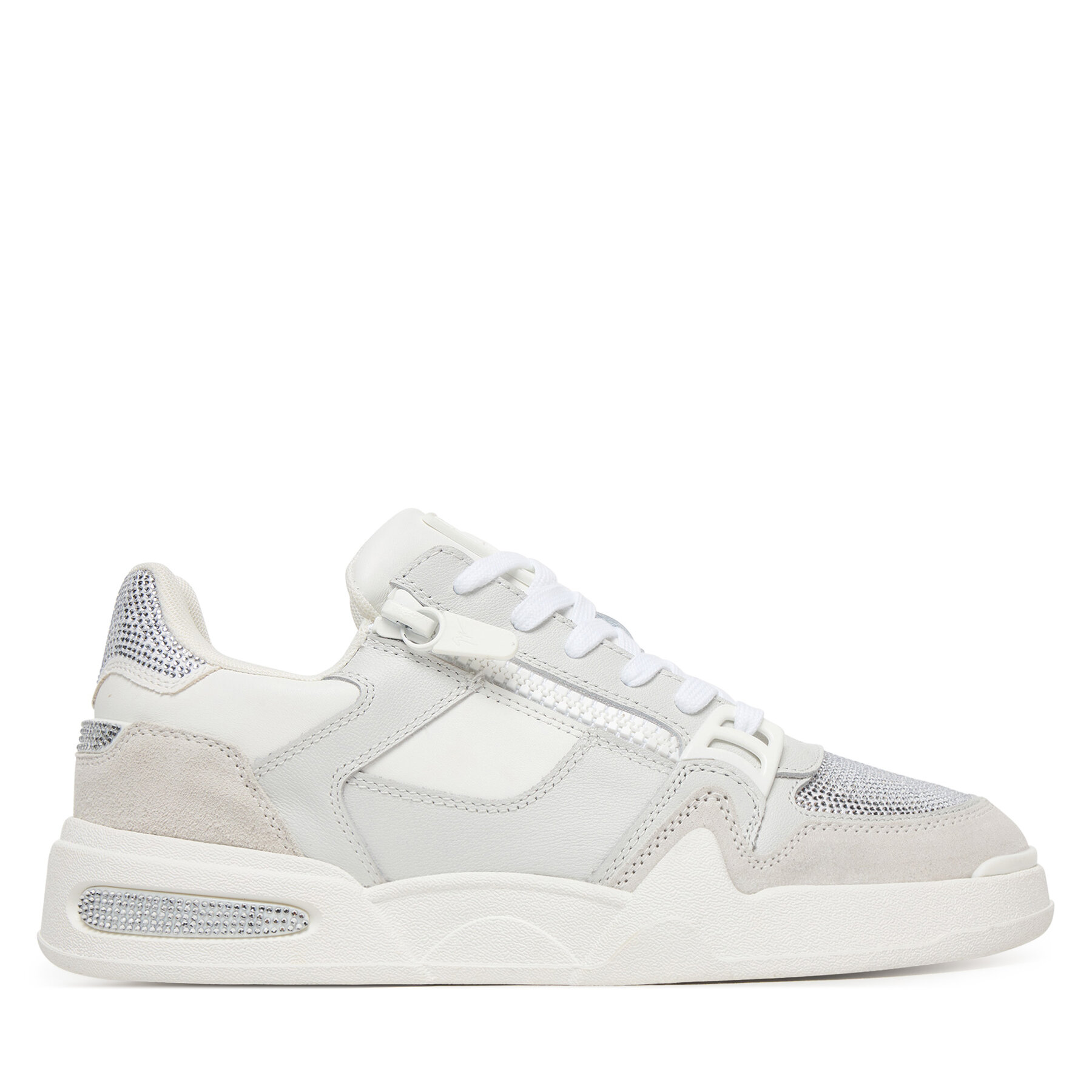 Sneakersy Giuseppe Zanotti RU50016 Biela