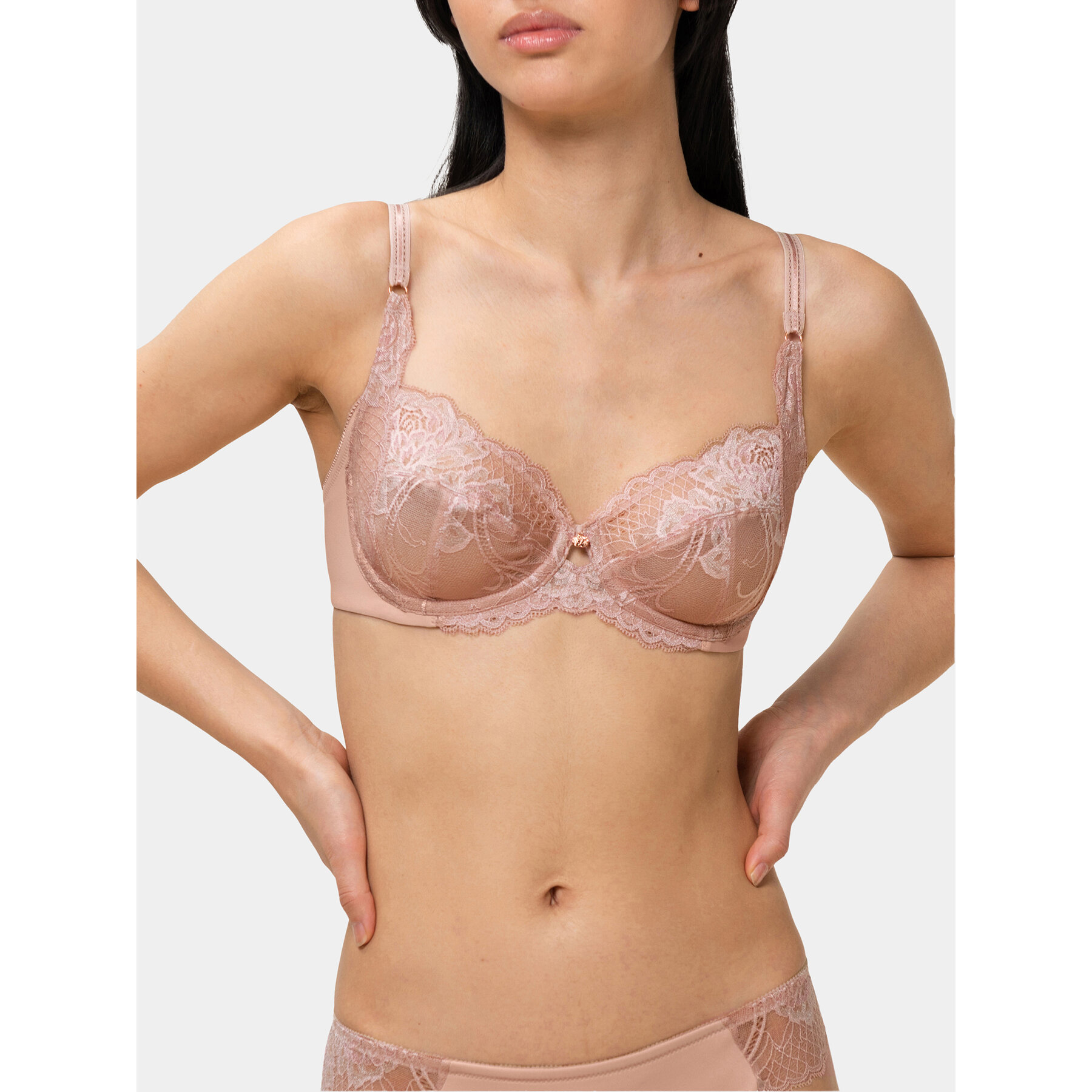 Triumph Reggiseno con ferretto Wild Peony Florale 10209608 Rosa