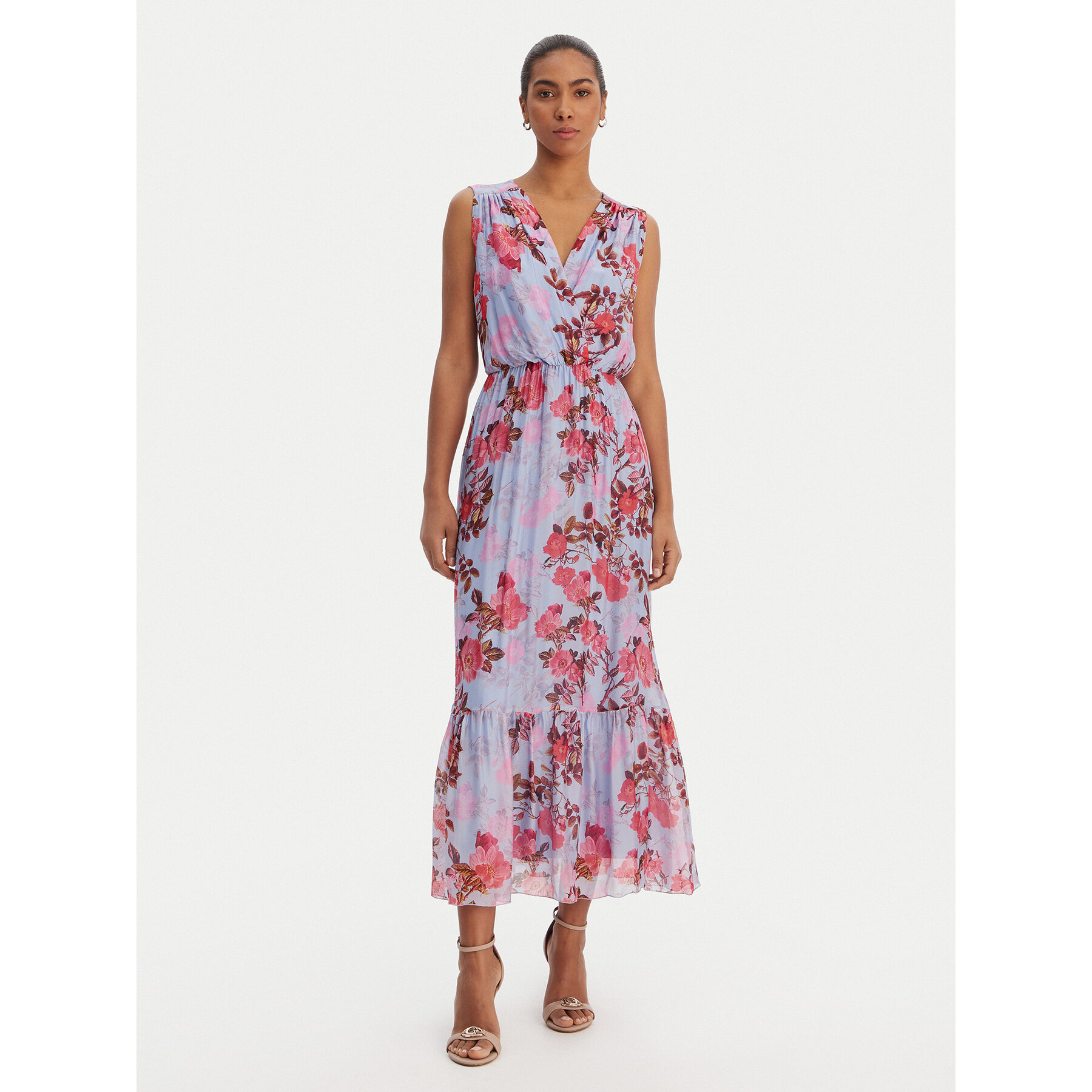 Fracomina Kleid für den Alltag FR26SD3018W774R8 Blau Regular Fit