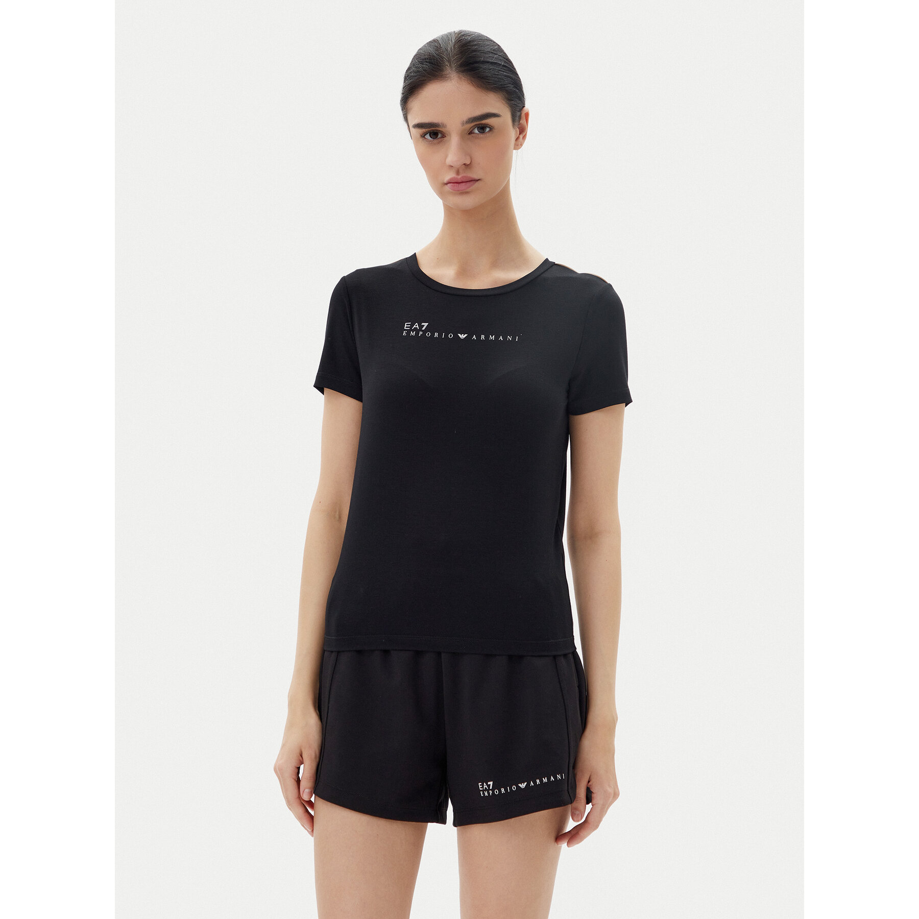 EA7 Emporio Armani Póló 7W000274 AF12945 UC001 Fekete Slim Fit