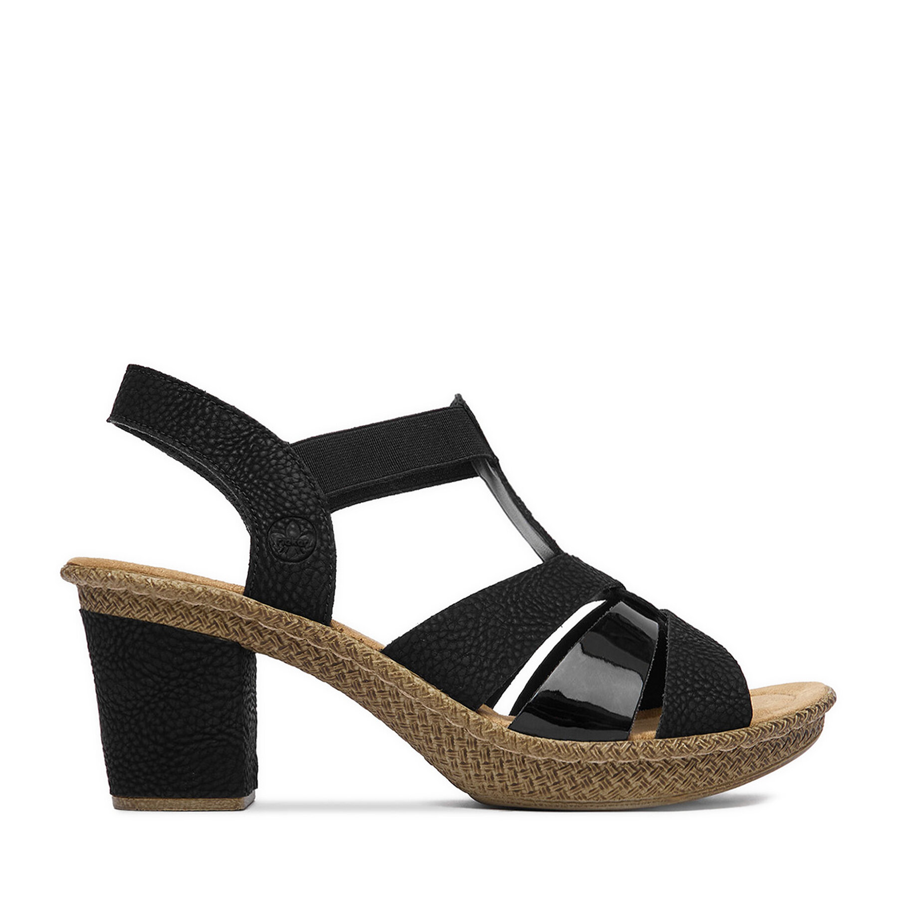 Sandali Rieker CEO-665K3-00 Nero