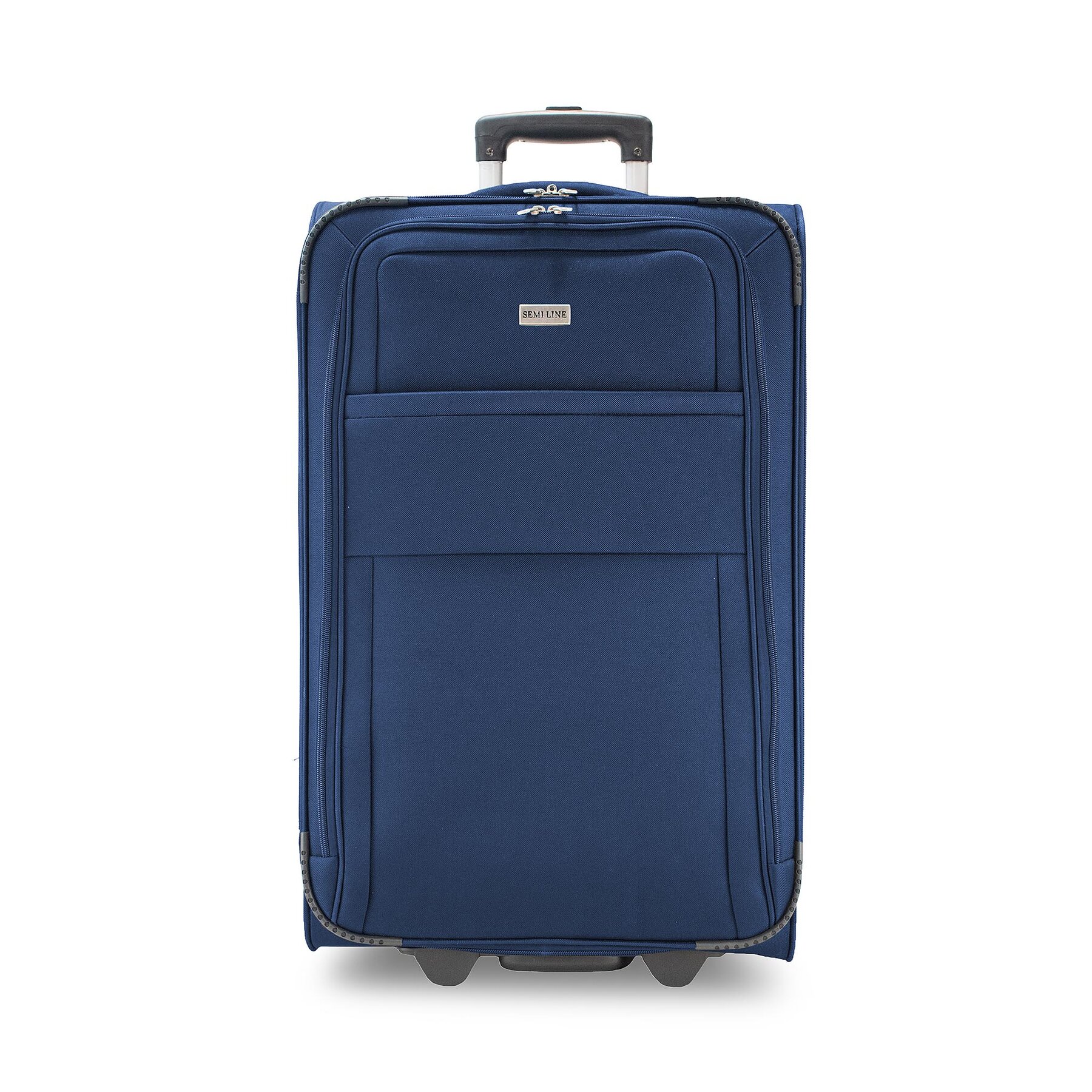 Semi Line Μεγάλη Βαλίτσα Semi Line T5601-9 Σκούρο μπλε
