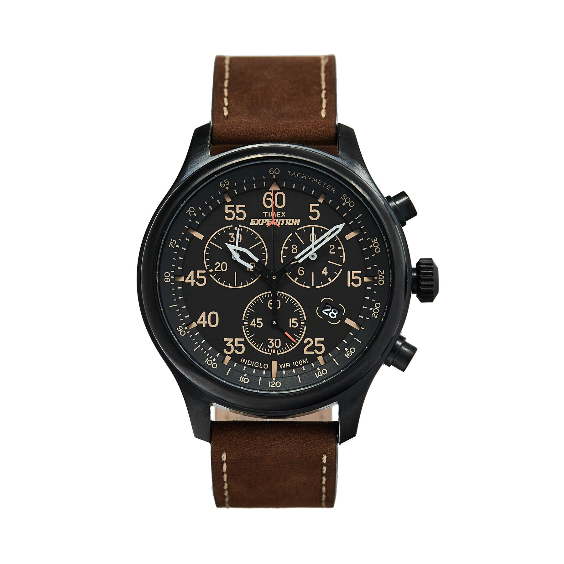 Hodinky Timex T49905 Hnedá