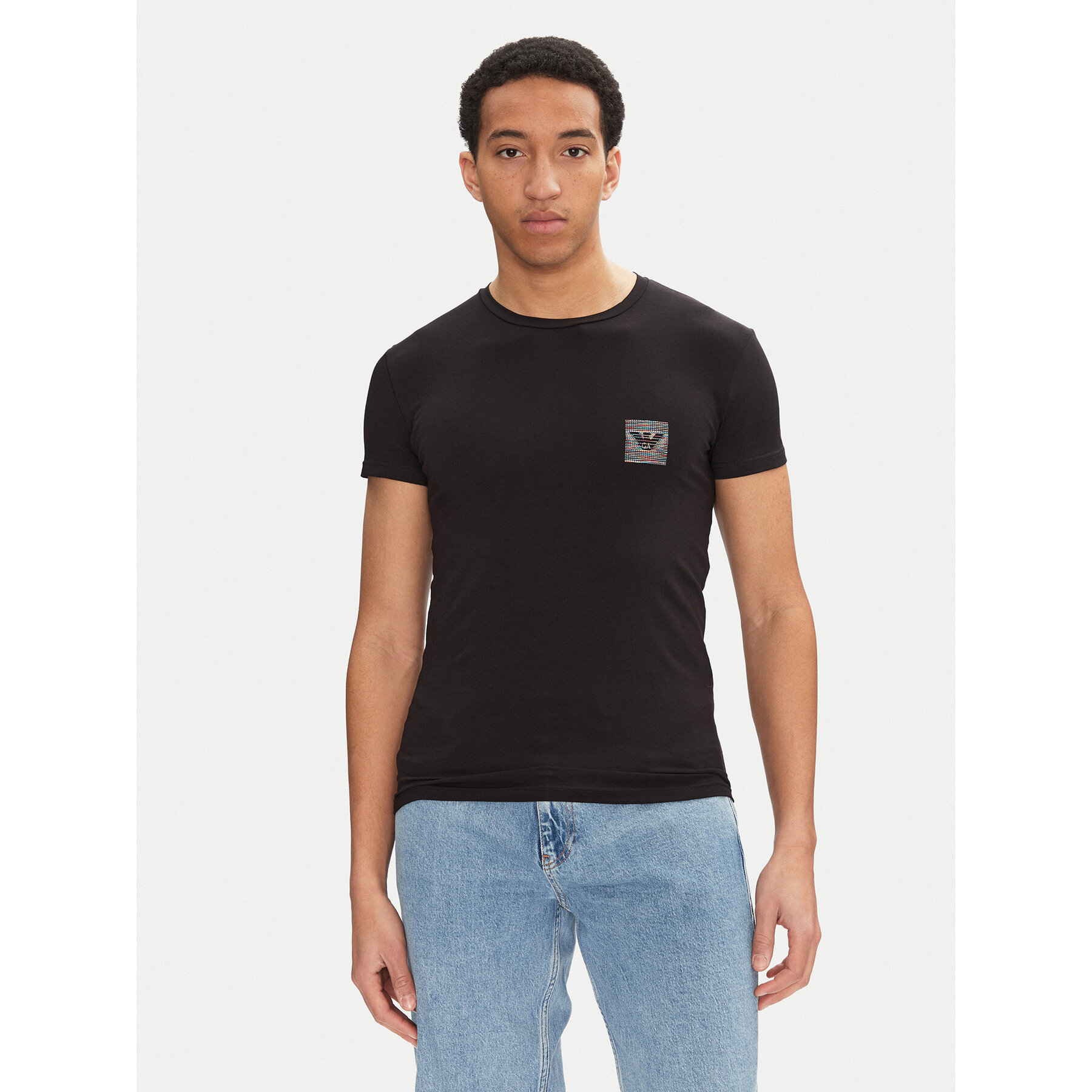 Emporio Armani Underwear T-Shirt EM000375 AF10798 UC001 Μαύρο Slim Fit