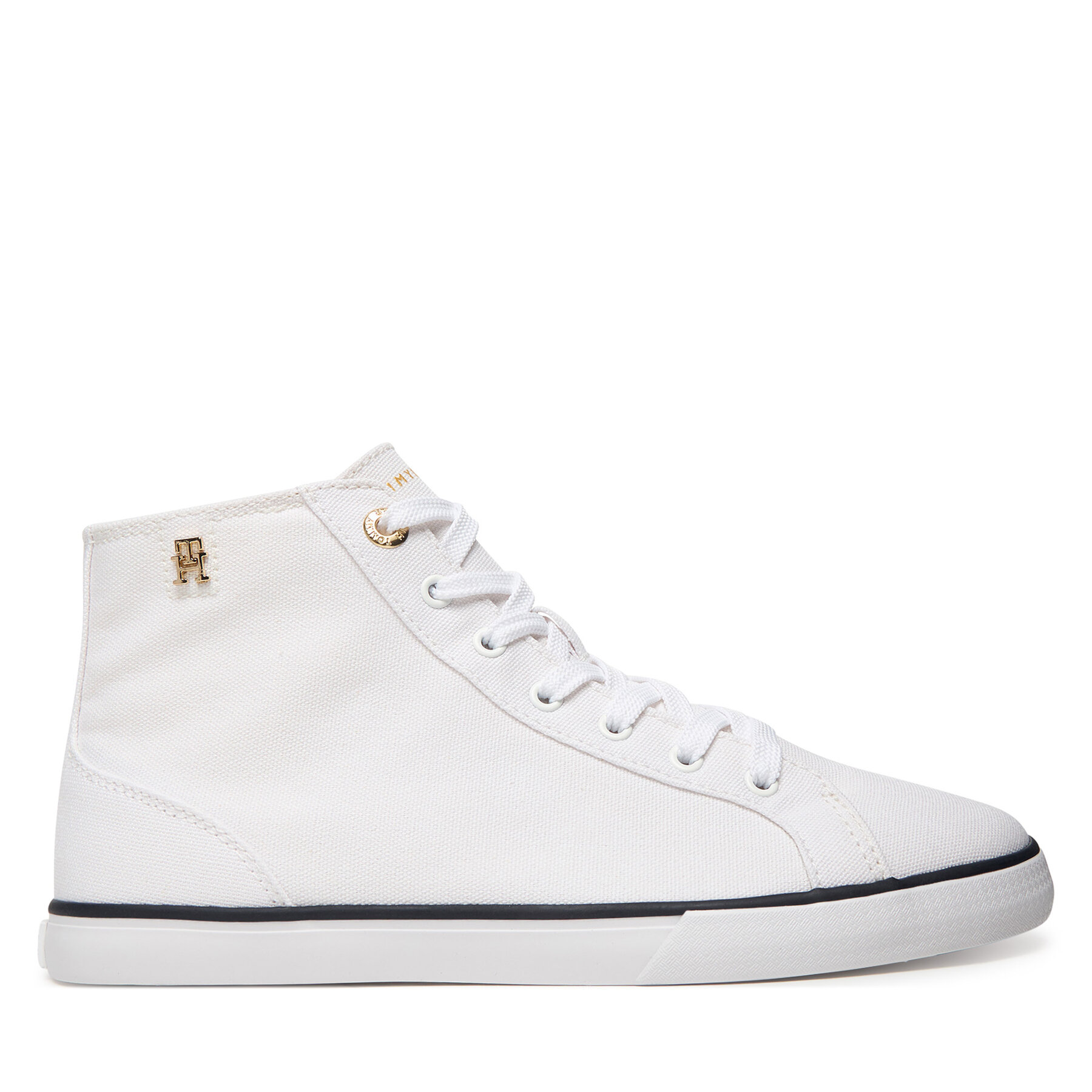 Modne superge Tommy Hilfiger Th Chic Low Profile Mid Cut FW0FW09356 Bela