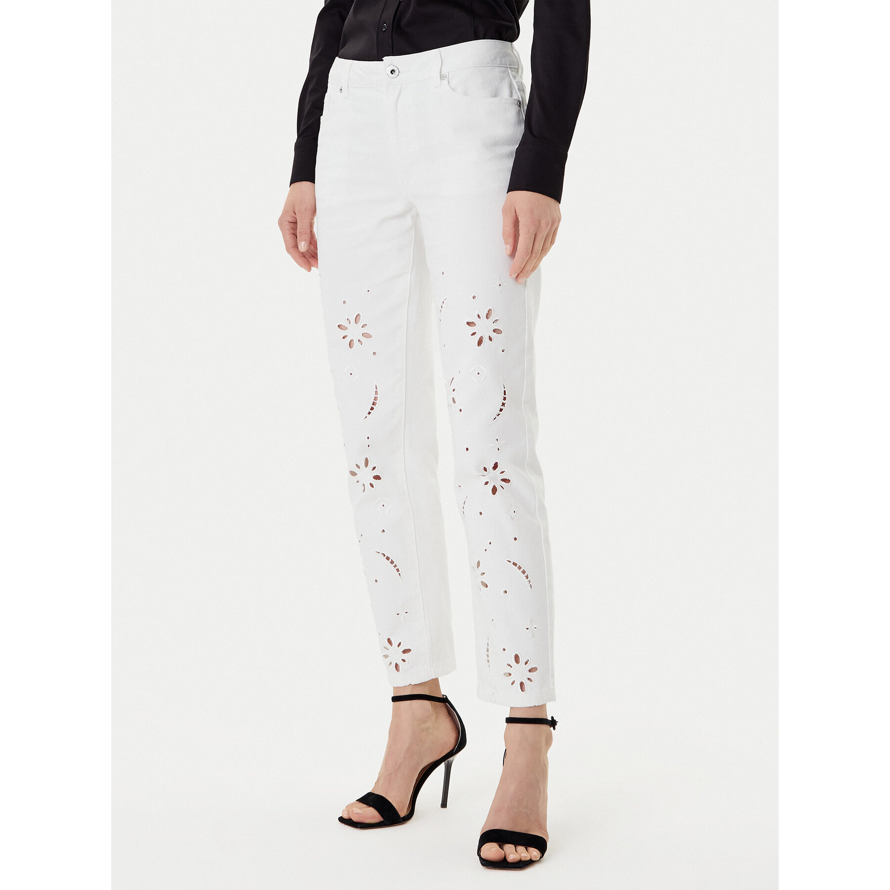 Morgan Jeans 252-PBRAD Weiß Straight Fit