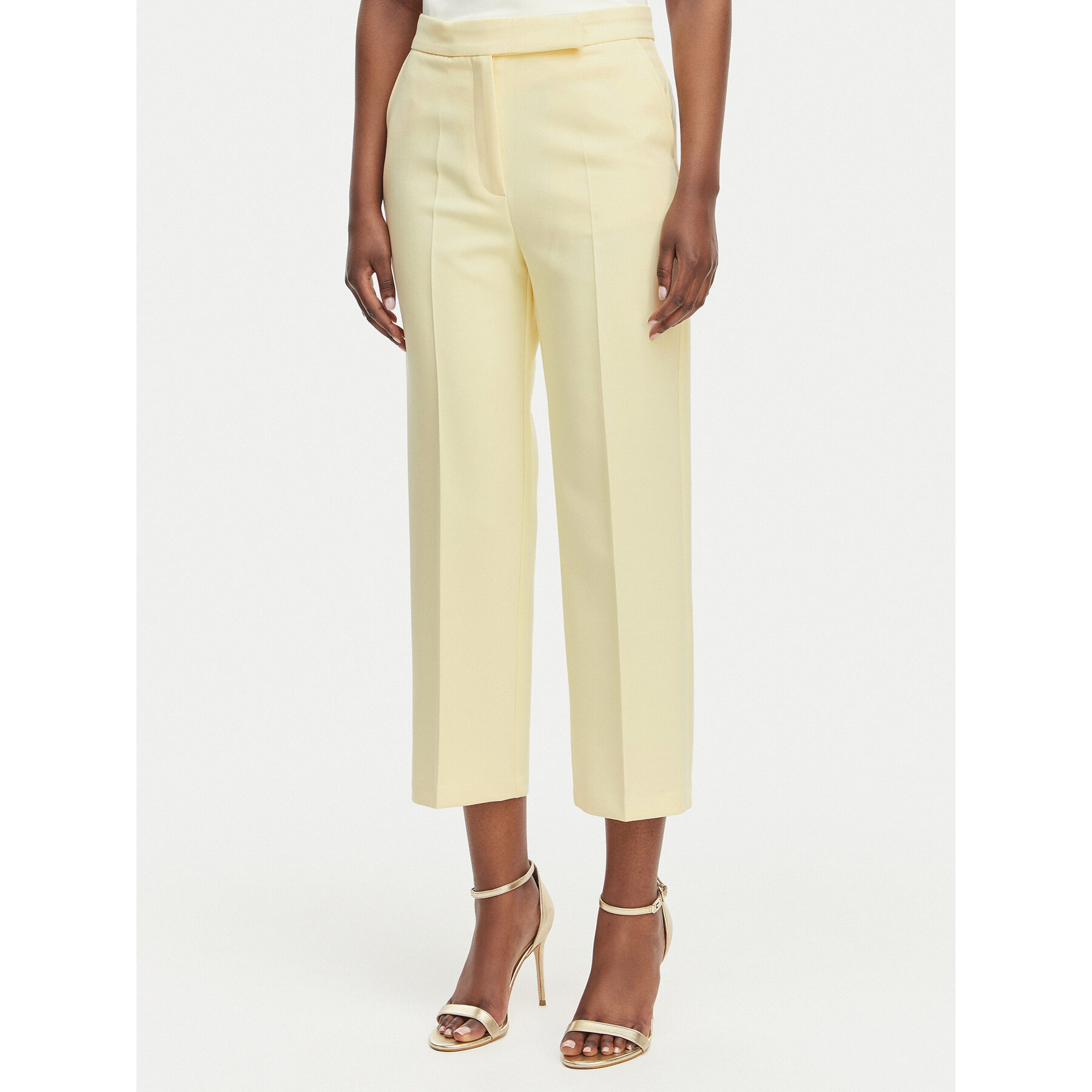 Morgan Stoffhose 261-PVADO.F Gelb Regular Fit