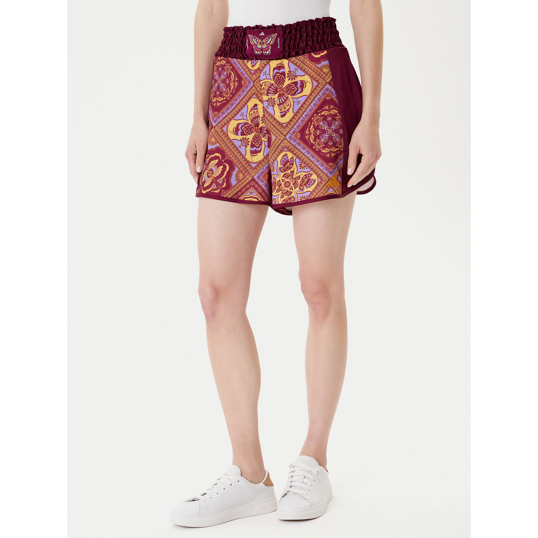 adidas Sportshorts FARM Premium JW4482 Dunkelrot Loose Fit