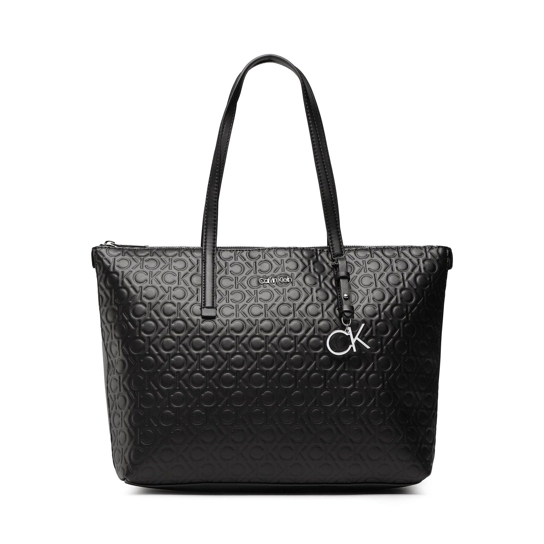 Ročna torba Calvin Klein Ck Must Shopper Mid Embossed Mono K60K610274 BAX