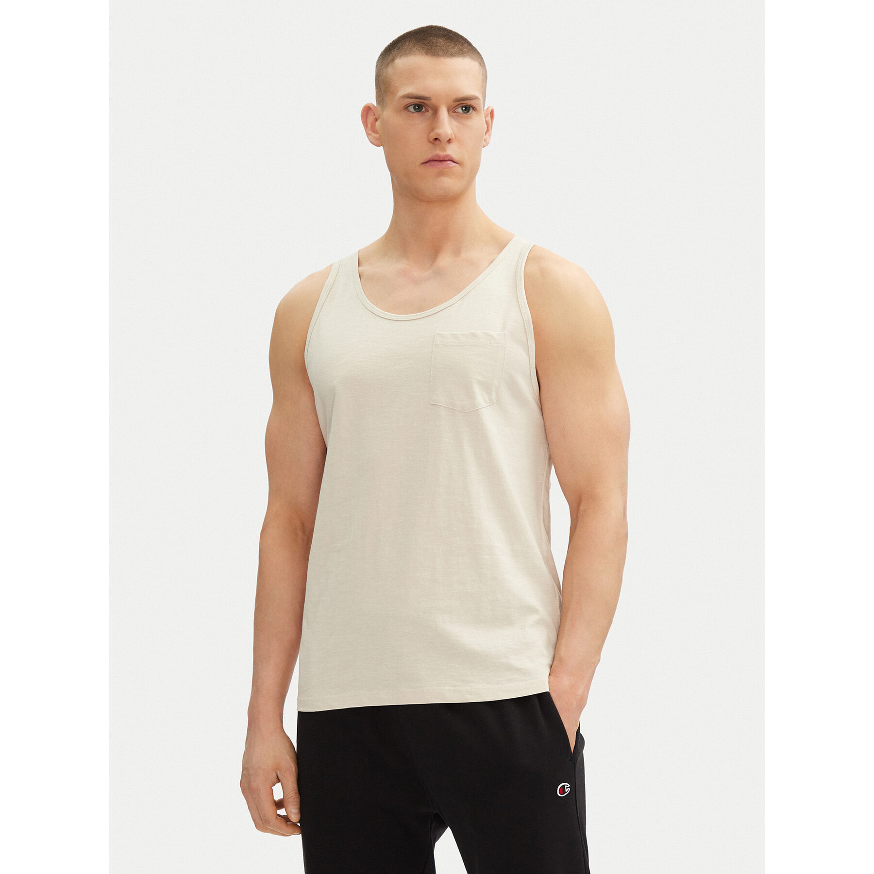 Jack & Jones Jack & Jones Tank top Jake 12270577 Μπεζ Regular Fit