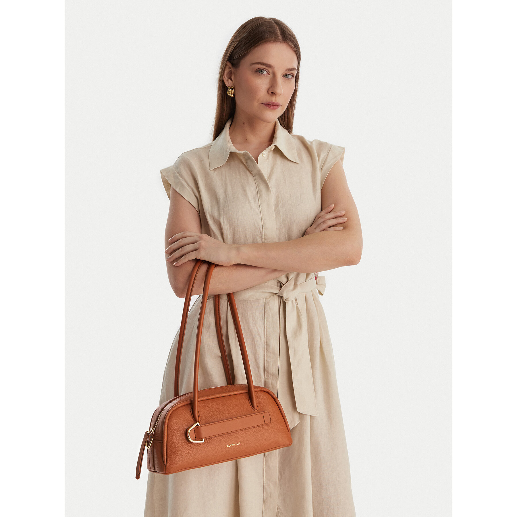 Geantă Coccinelle U4A Coccinellepaki E1 U4A 12 02 01 Maro