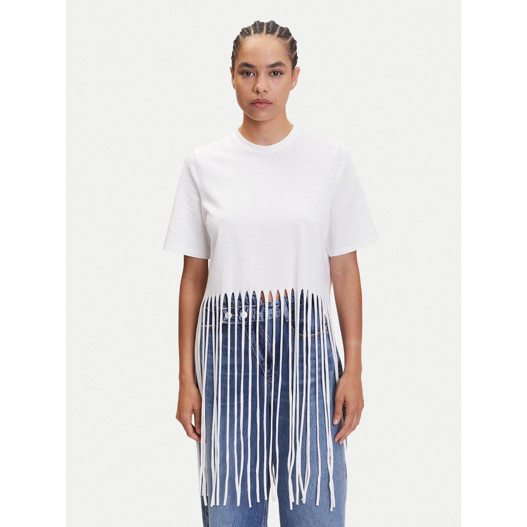 ONLY Póló Zinna 15325262 Fehér Regular Fit