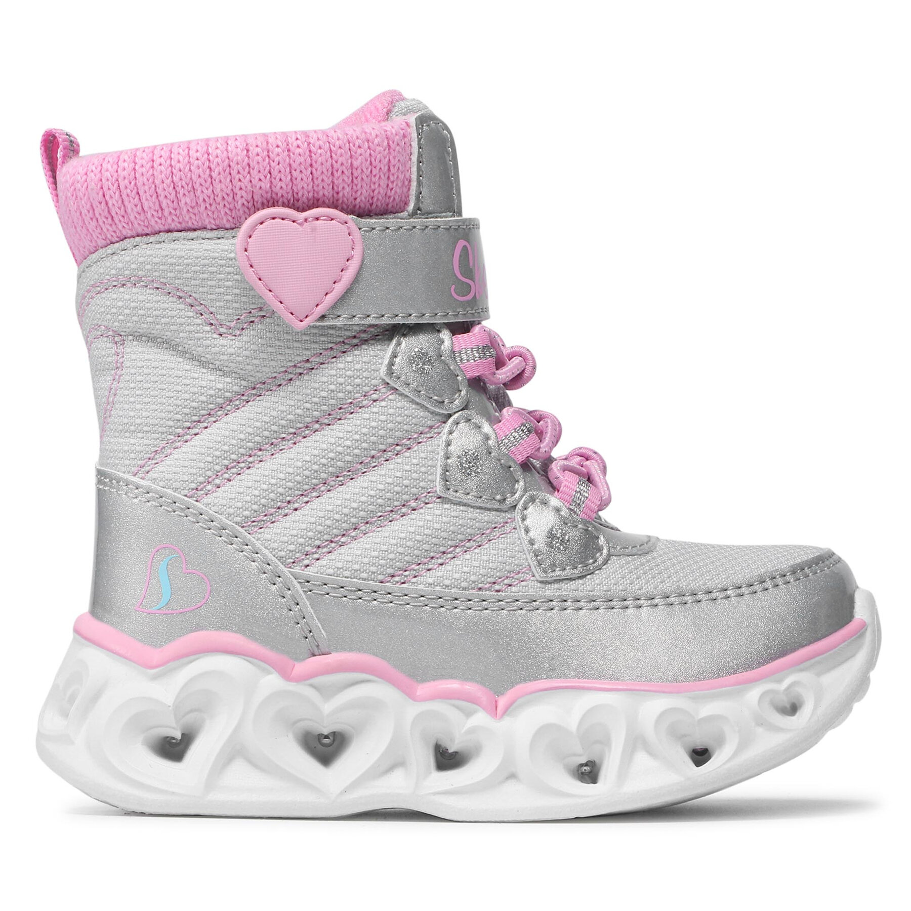 Botas altas Skechers Heart Chaser 20287N/GYPK Gris