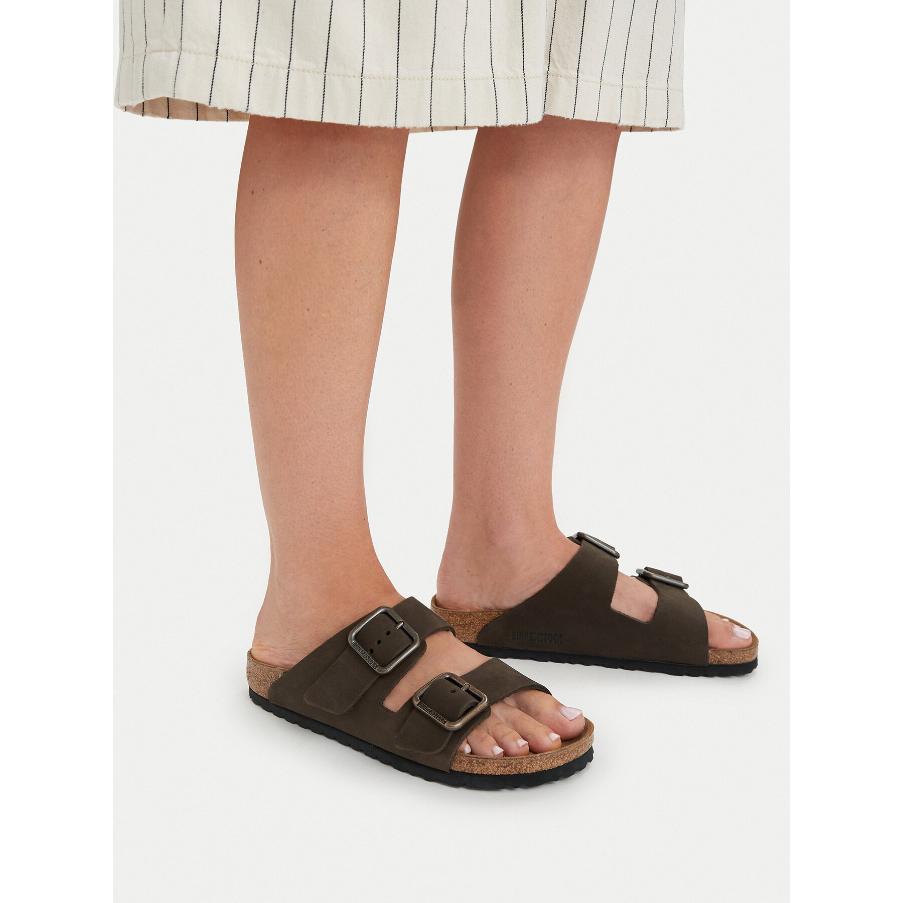 Natikače Birkenstock Arizona Wire Buckle 1032764 Tamno bež