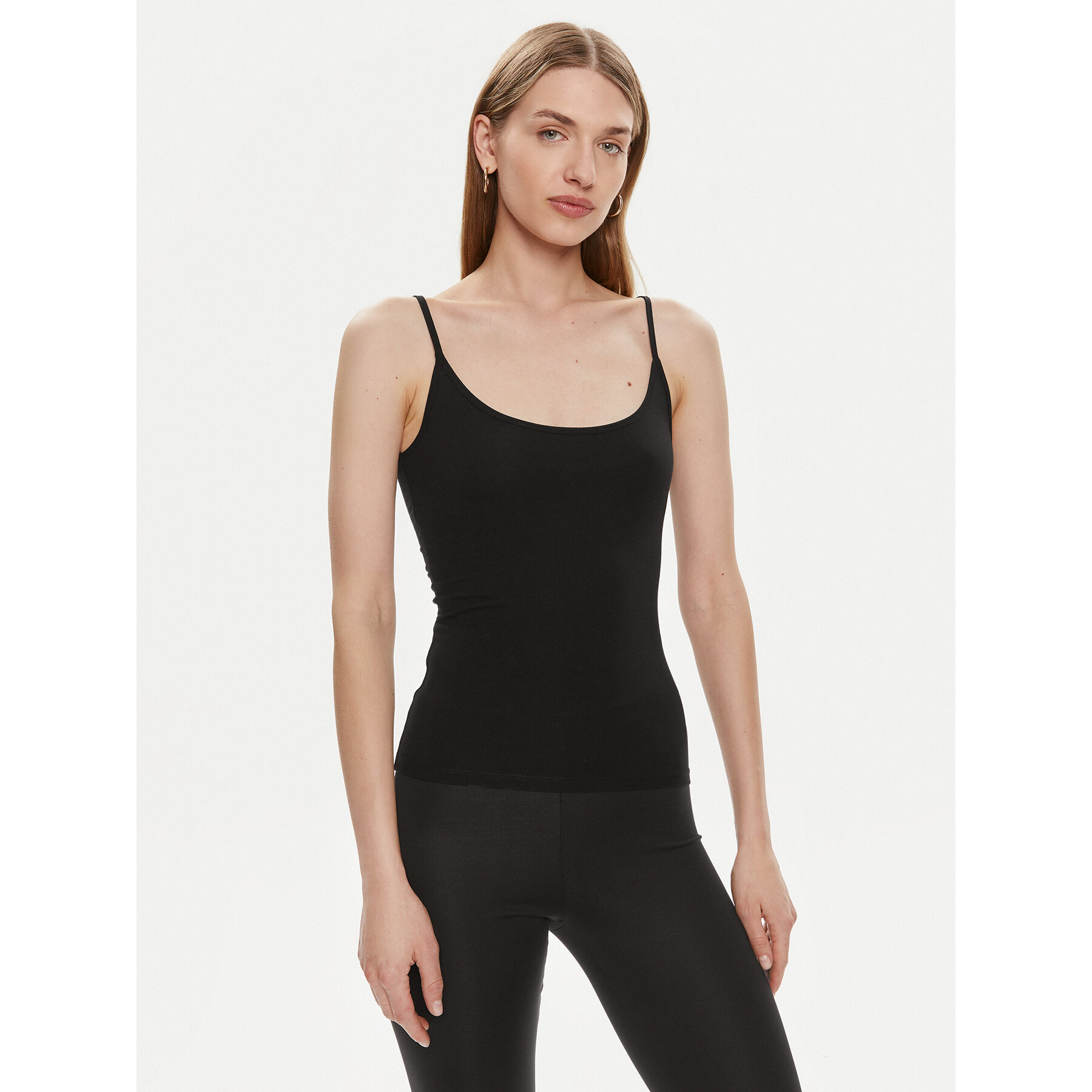 Gina Tricot Gina Tricot Τοπ 22470 Μαύρο Slim Fit