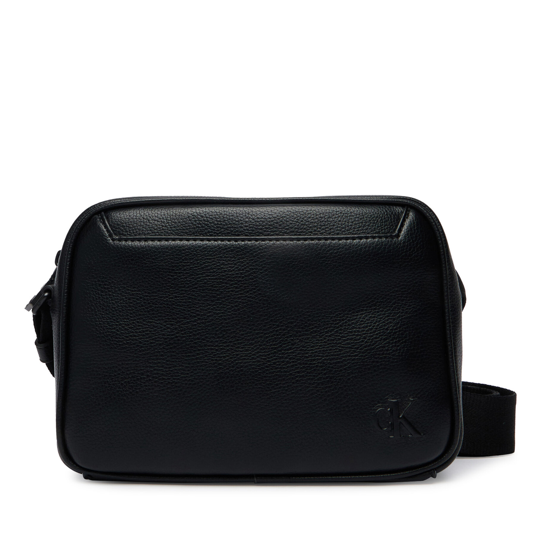 Geantă crossover Calvin Klein Webbing Strap Camera Bag LV04D3129G Negru