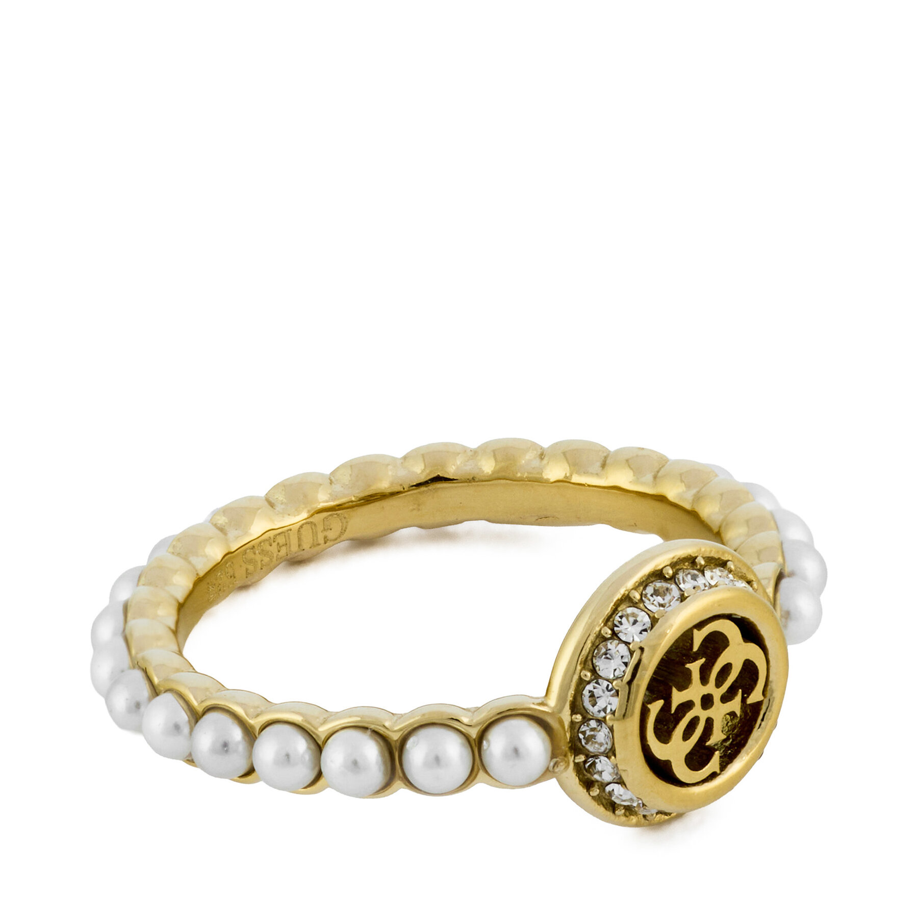 Prsteň Guess JUBR05 522JW Zlatá