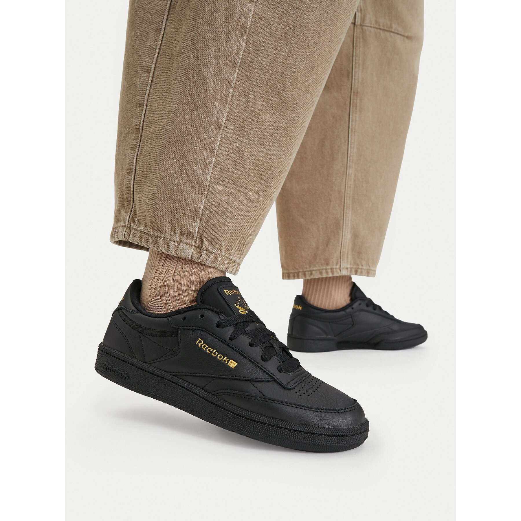 Sneakersy Reebok Club C 85 EO-CLUB C 85 100271716 Čierna