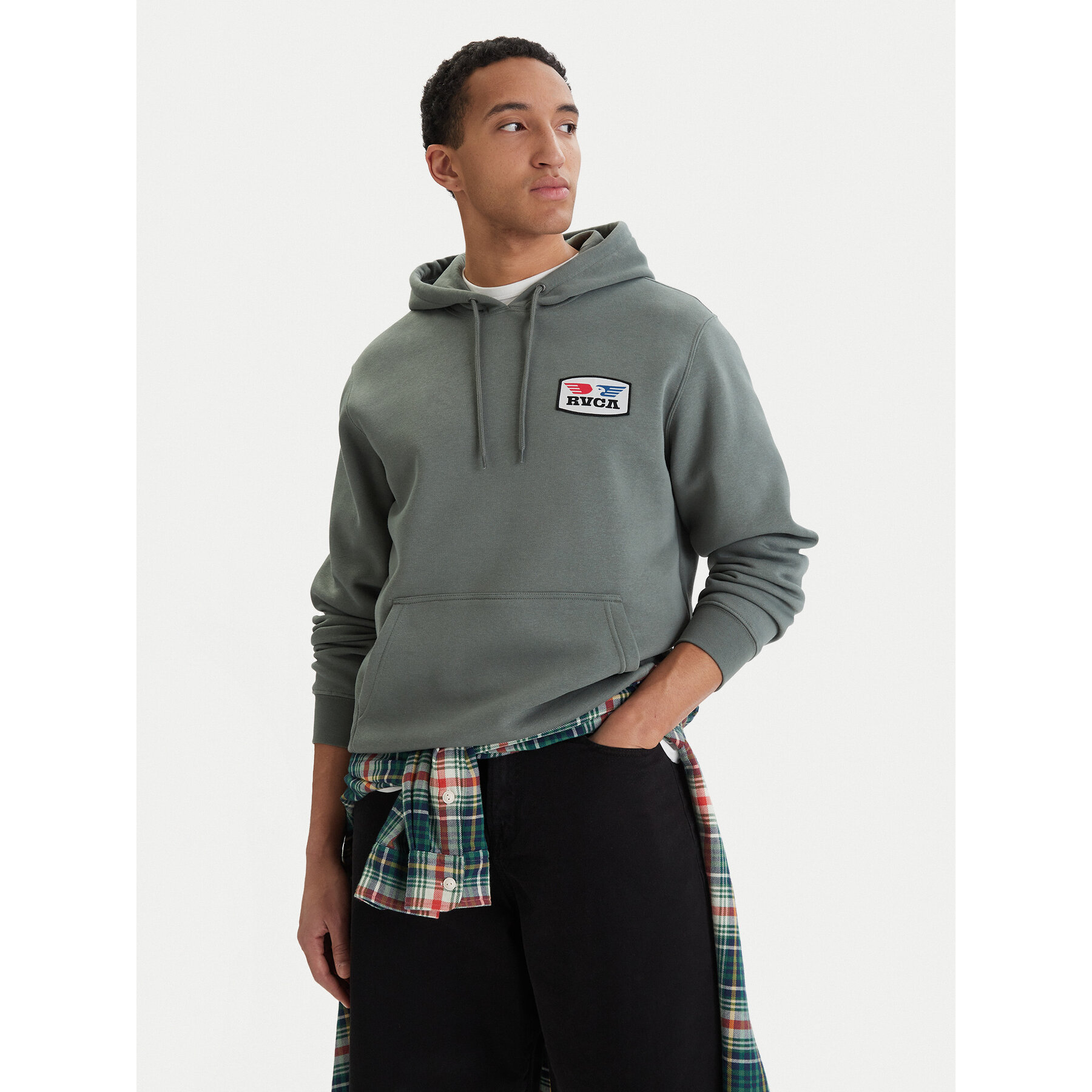 RVCA Sweatshirt Soar 23A413508 Grün Regular Fit