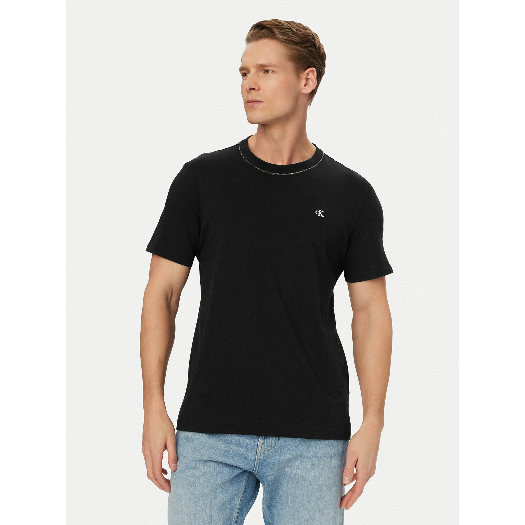 Calvin Klein T-Shirt LV04LF223G Schwarz Regular Fit