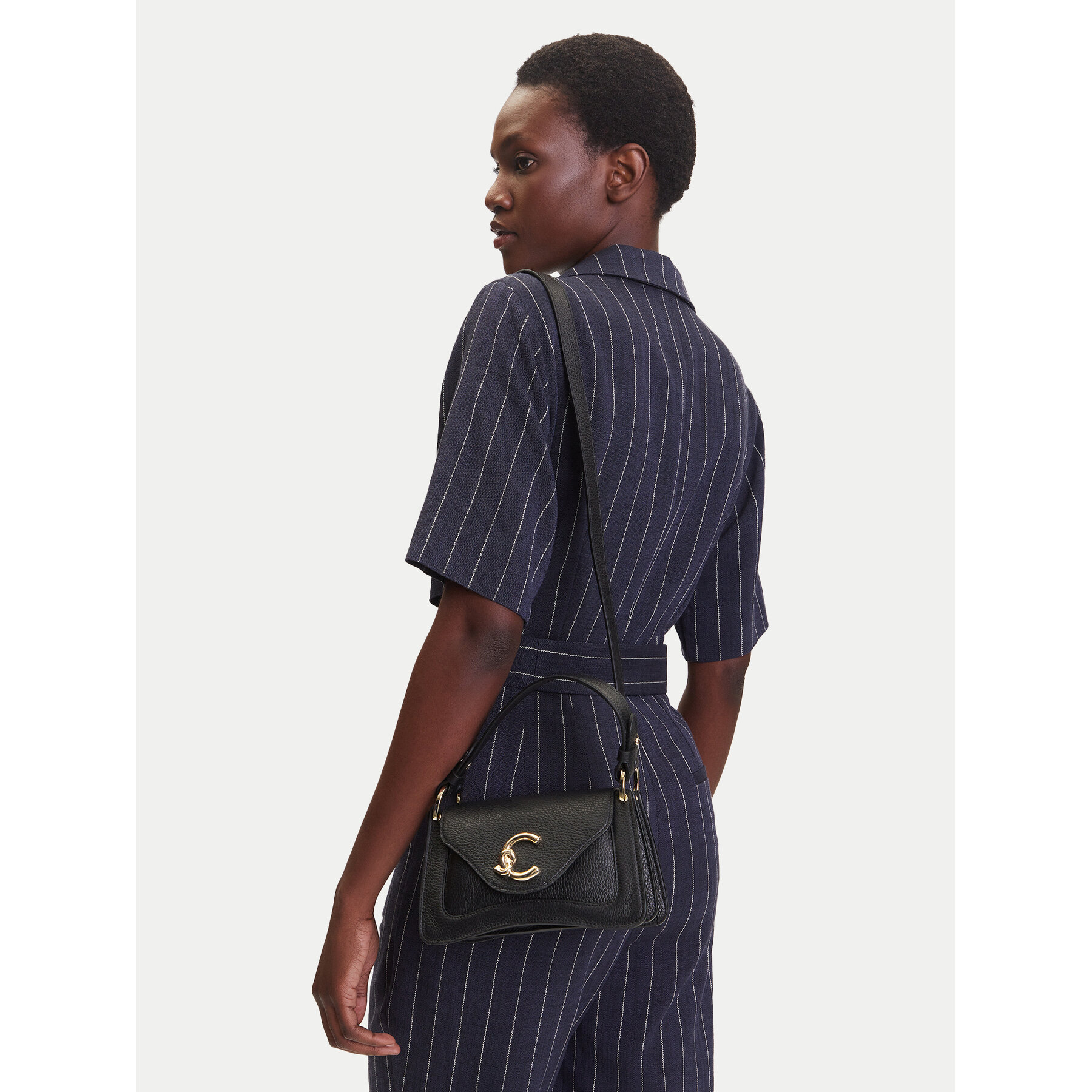 Geantă Coccinelle E1 SSL 18 04 01 Negru