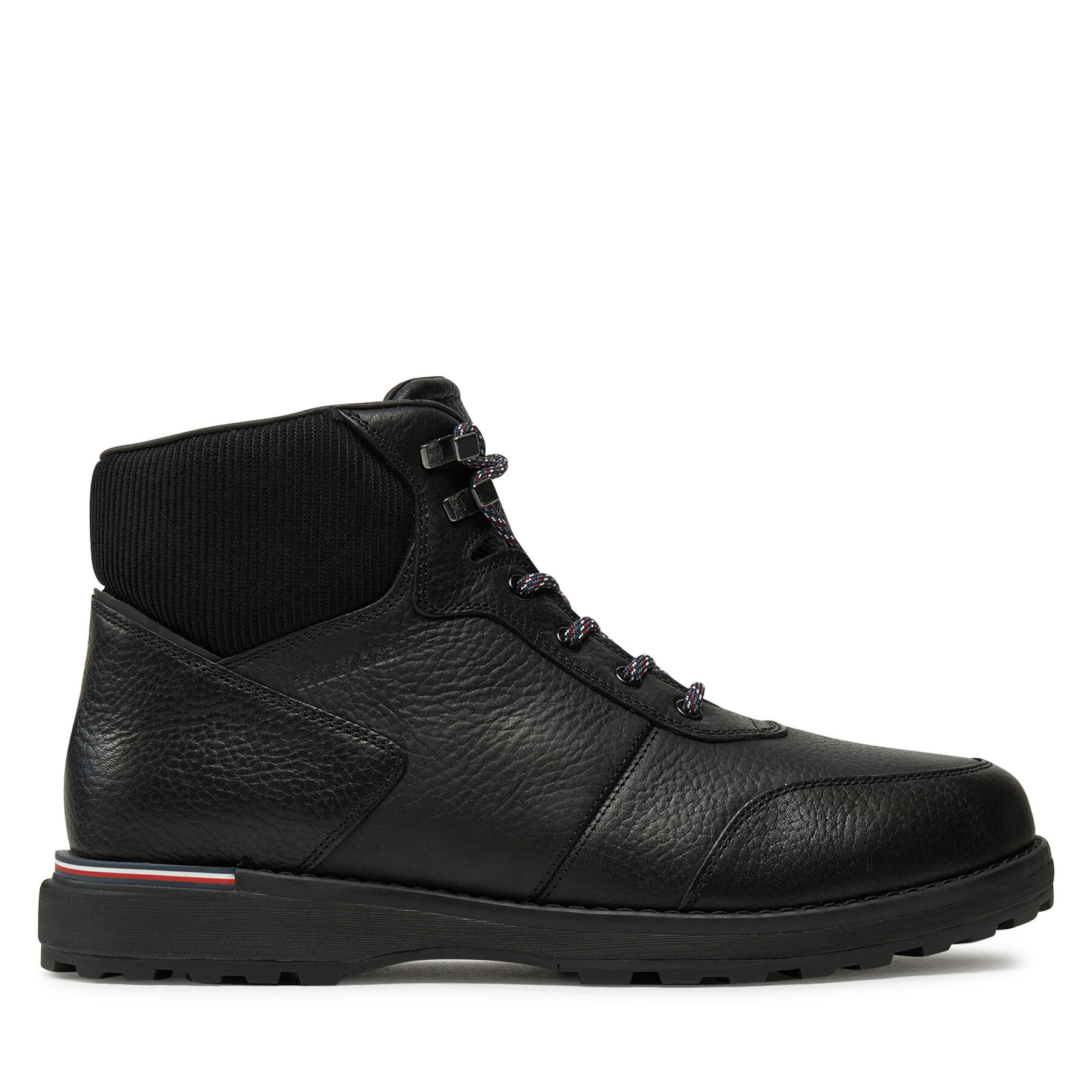 Snörskor Tommy Hilfiger Corporate Warm Outdoor Lth Boot FM0FM05148 Svart