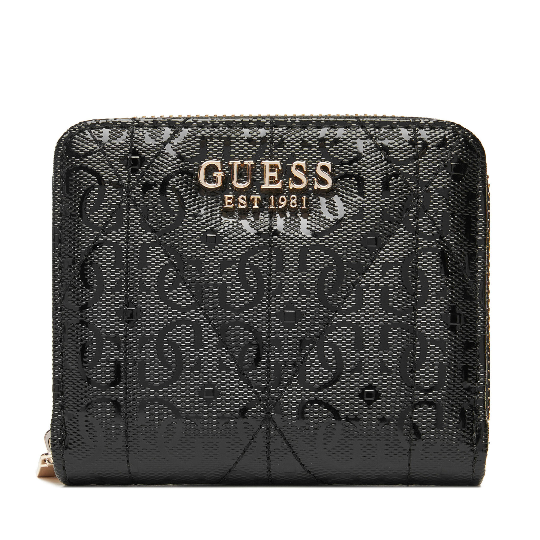 Portofel Mic de Damă Guess Aldina Slg SWGG96 63137 Negru