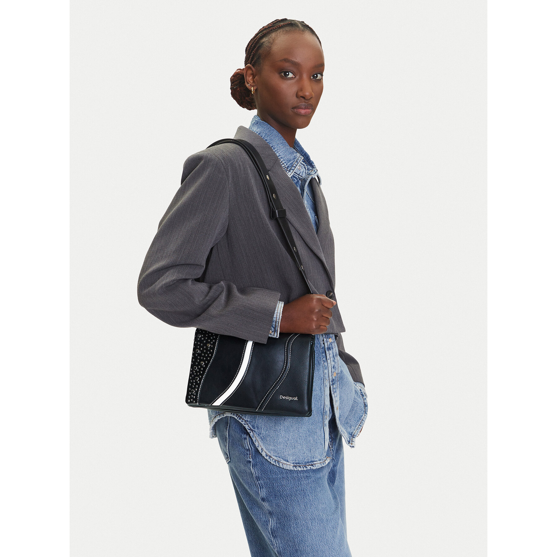 Geantă Desigual 25SAXPAK Negru