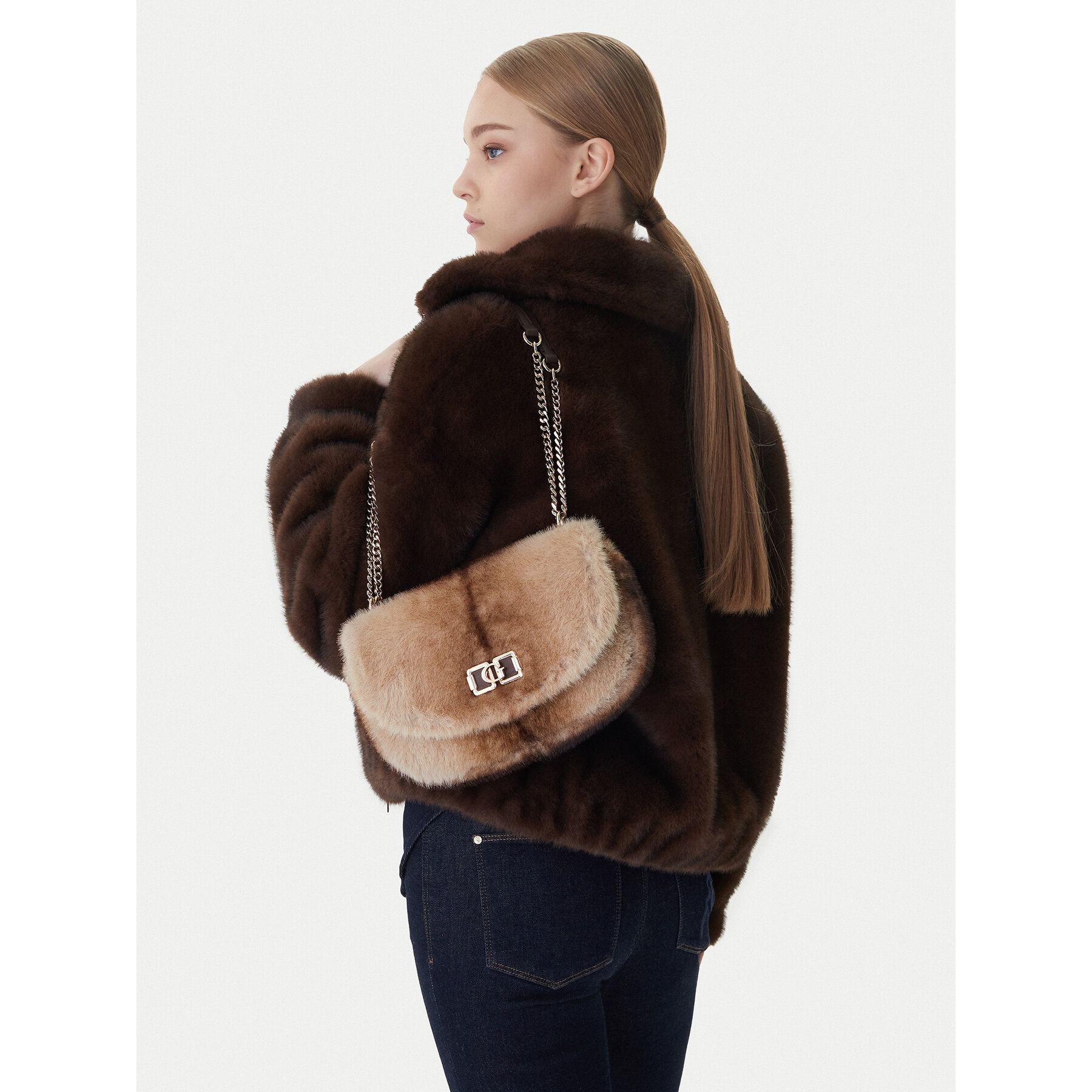 Дамска чанта Guess Mavis HWFG96 74210 Бежов