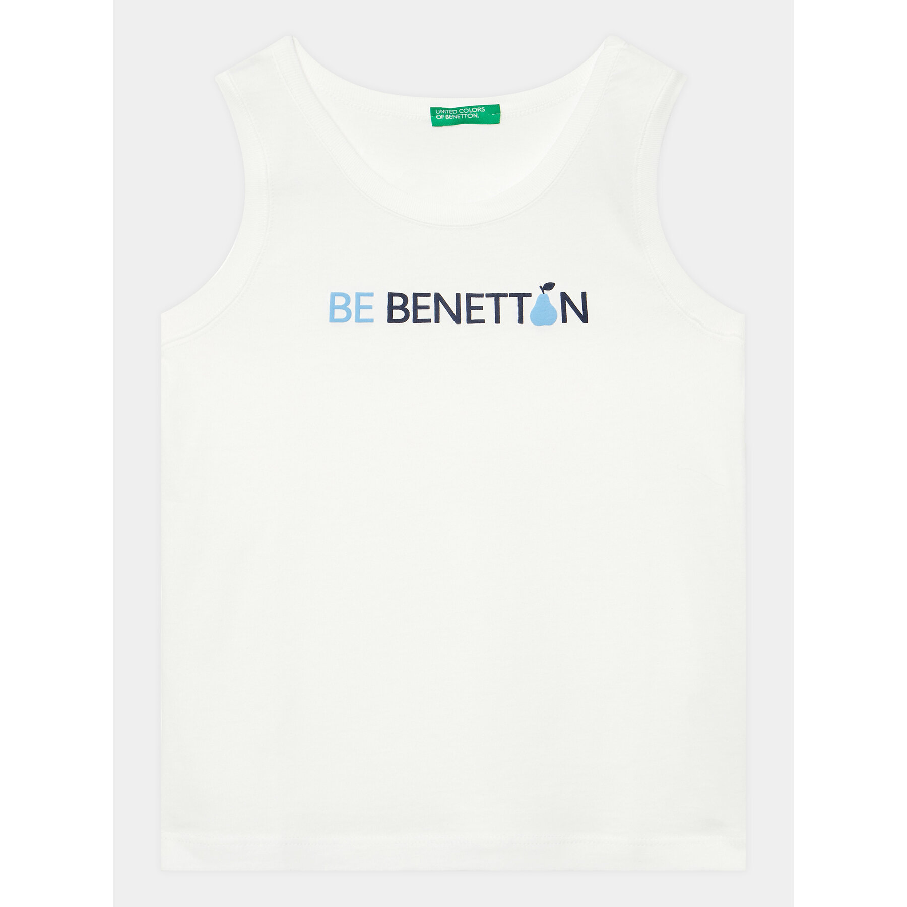 United Colors Of Benetton United Colors Of Benetton Τοπ 3I1XGH00P Λευκό Regular Fit