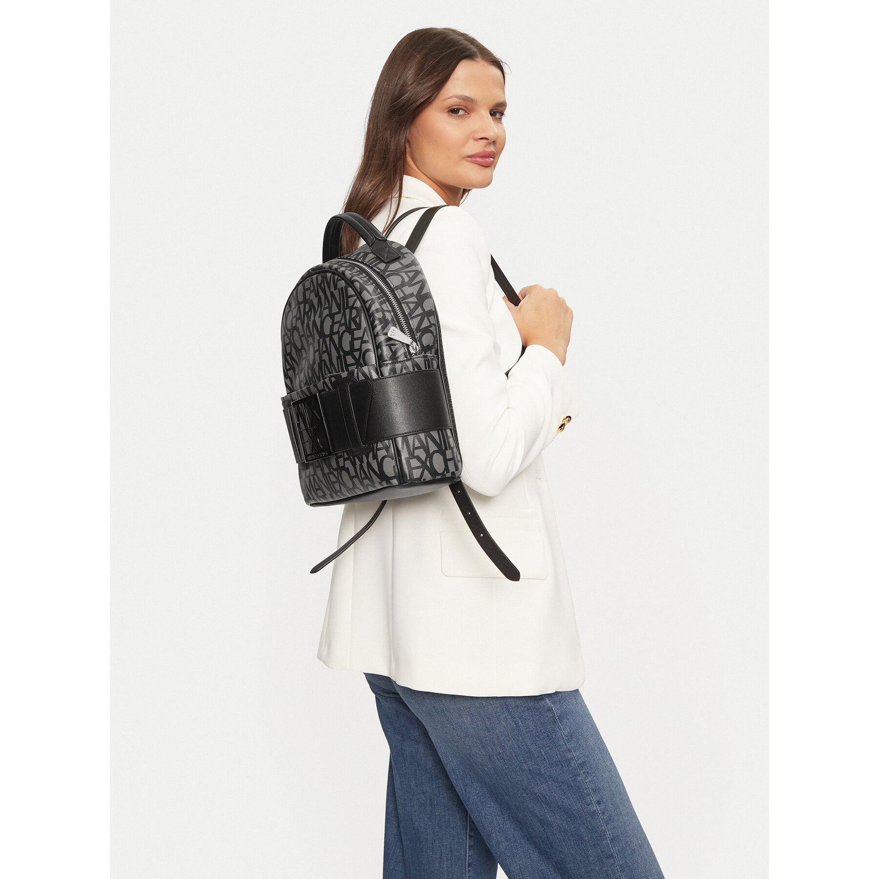 Раница Armani Exchange 949153 3F742 00850 Сив