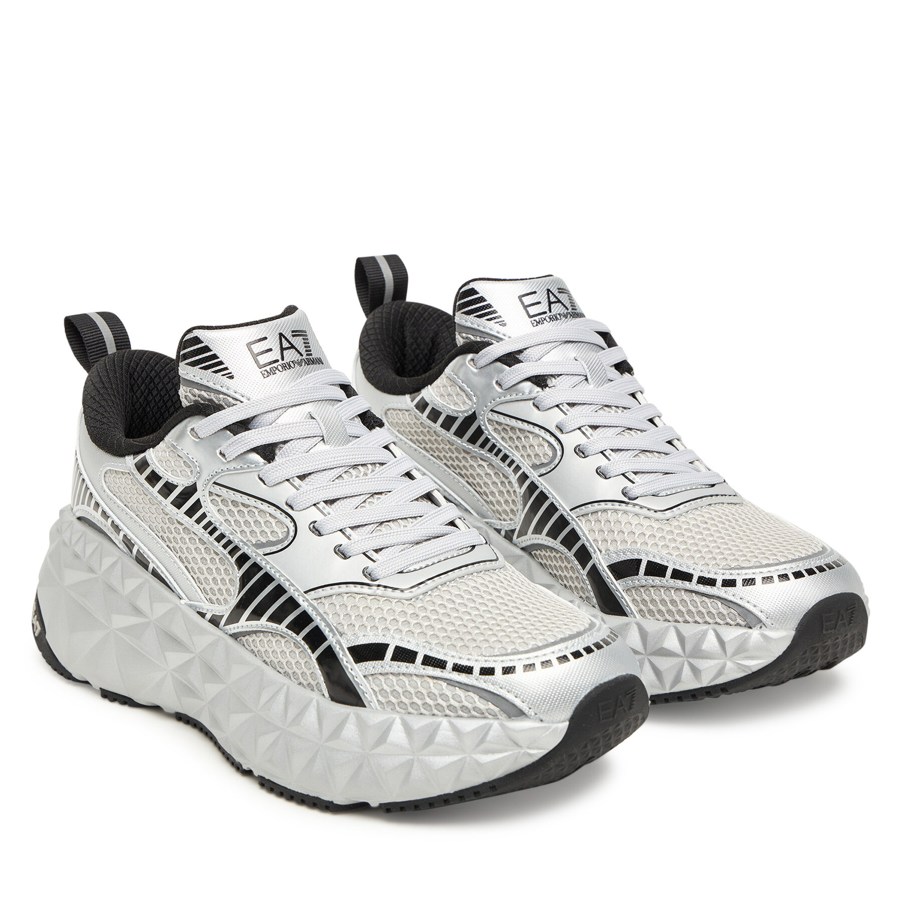 Sneakers EA7 Emporio Armani X8X238 XK431 MZ163 Argintiu