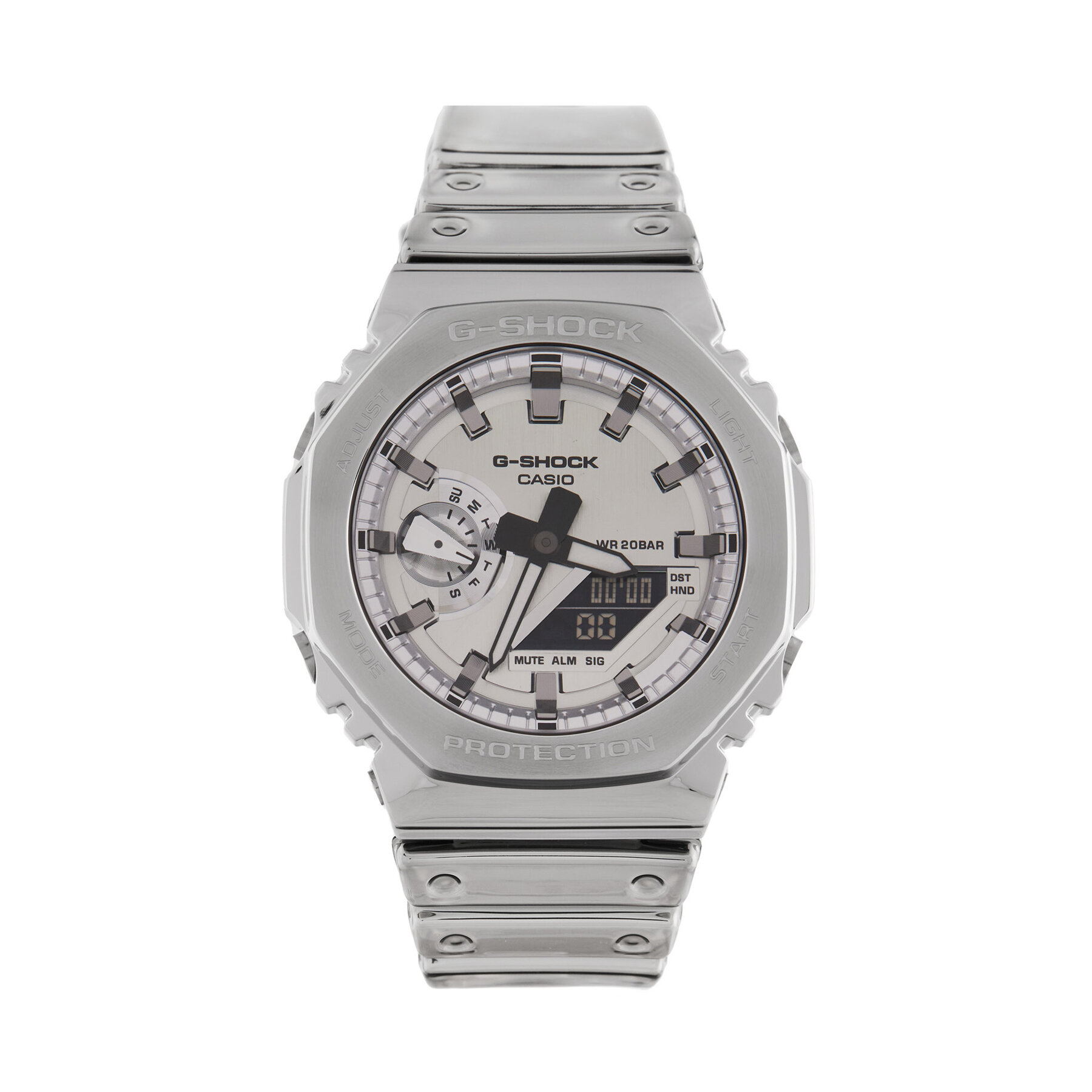Ročna ura G-Shock GM-2100YM-8AER Srebrna