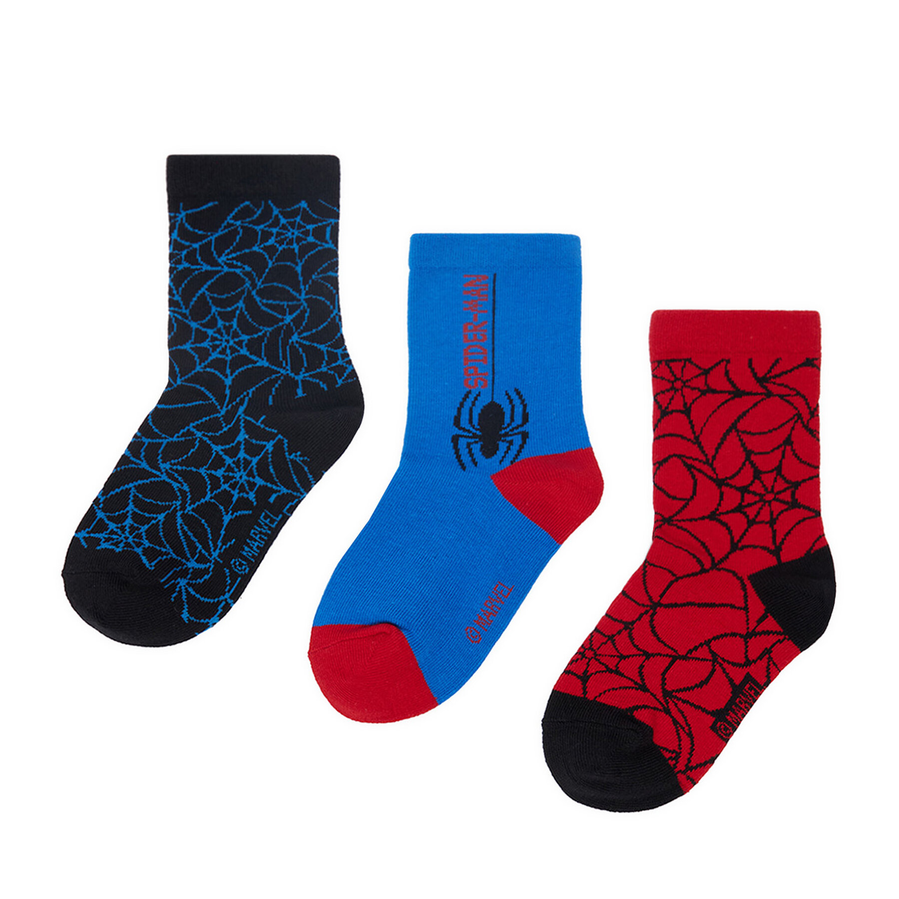 Duge čarape Spiderman Ultimate CEO-ACCCS-AW26-225SPRMV(3-PACK) Šarena
