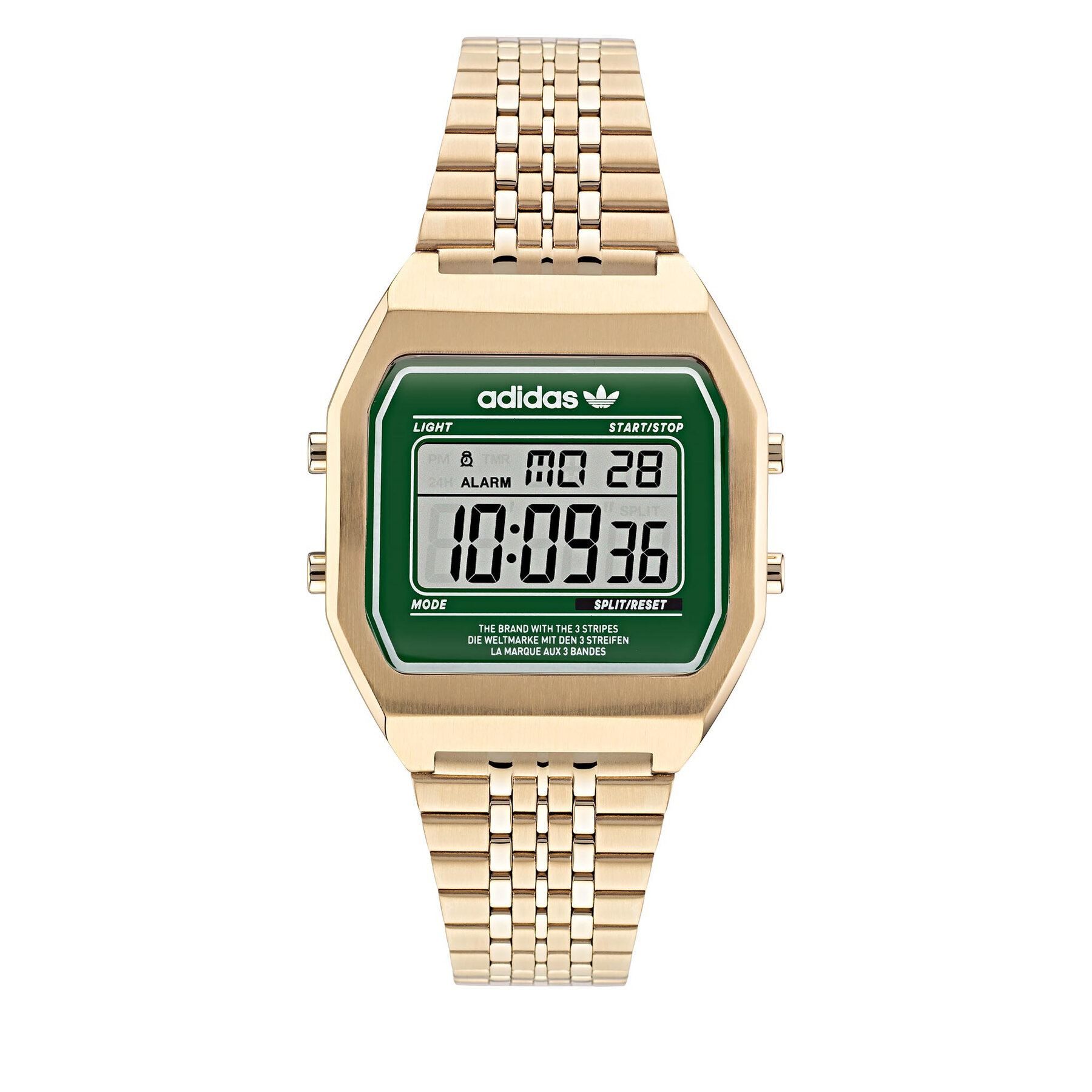 Hodinky adidas Originals Street Digital Two AOST22071 Zlatá