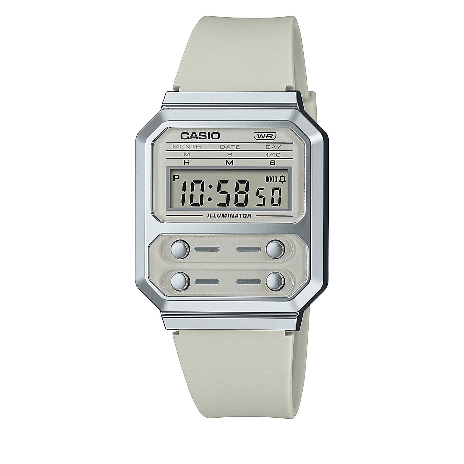 Ročna ura Casio A100WEF-8AEF Siva