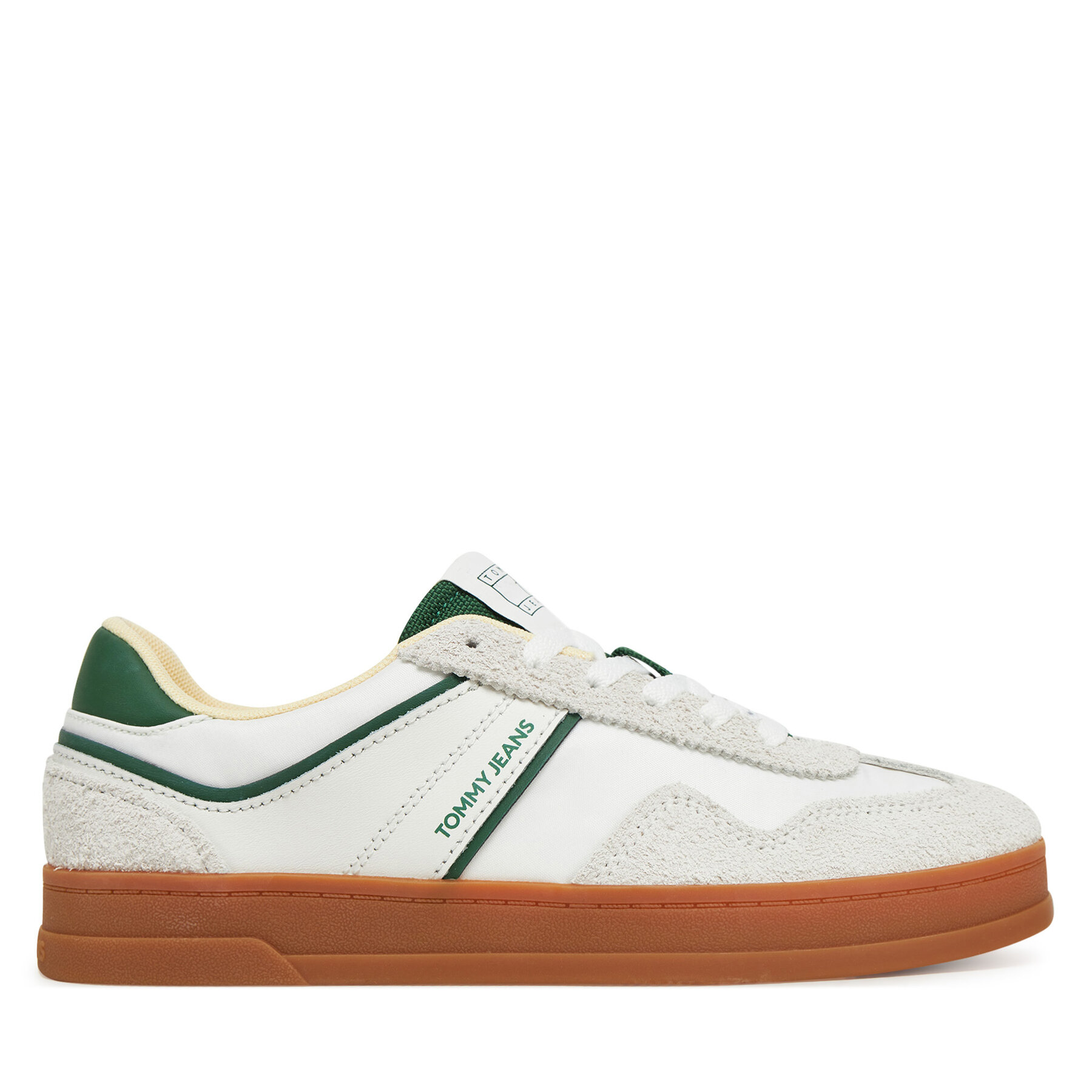 Sneakersy Tommy Jeans The Greenwich Mix Media EN0EN02730 Biela