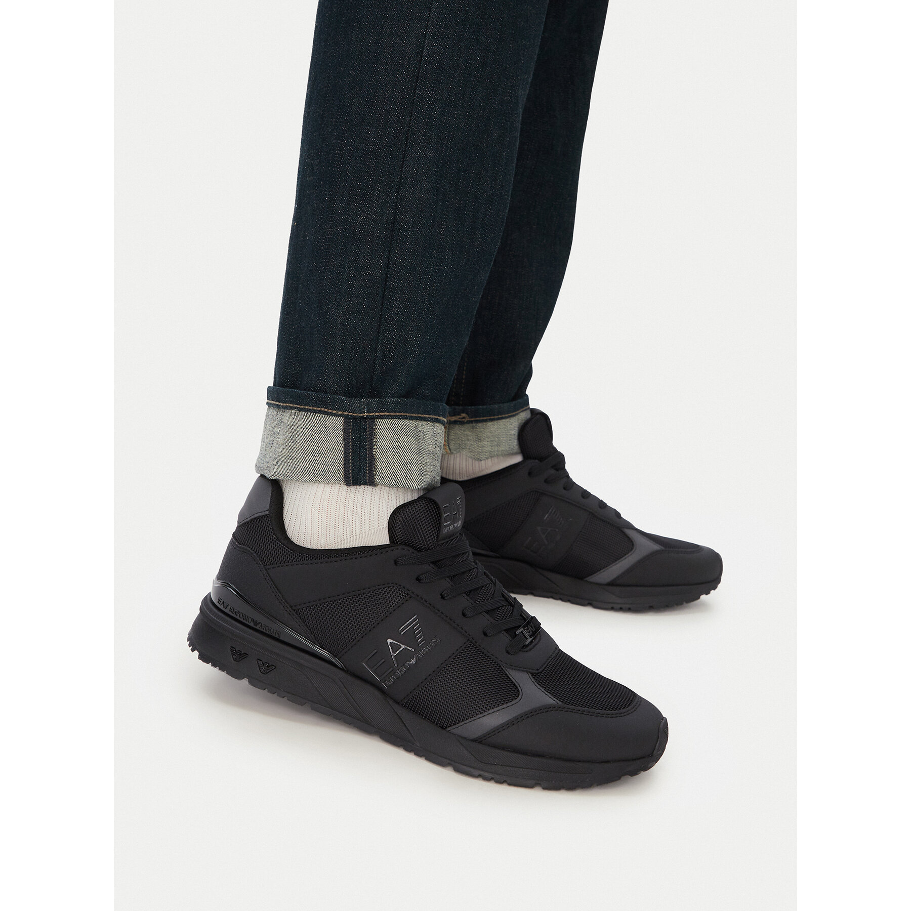 Sneakers EA7 Emporio Armani 7X000656 AF13550 MC513 Negru