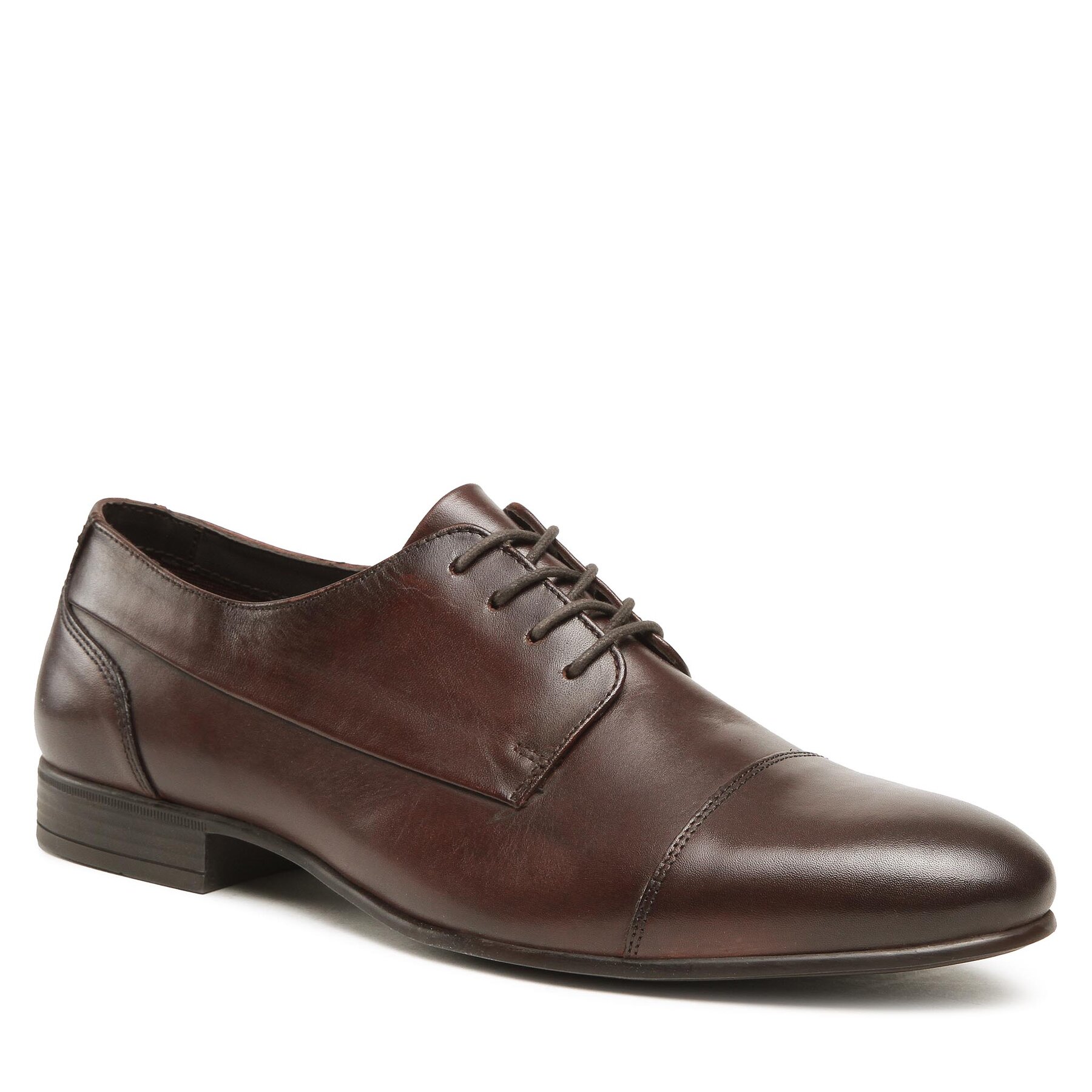 Pantofi Cesare Cave STAN-03 MI07 Brown Brown imagine noua