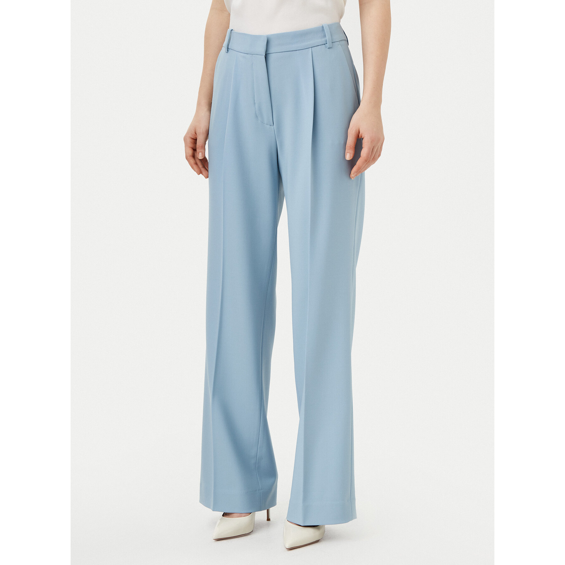 Calvin Klein Palazzohose K20K207836 Himmelblau Wide Leg