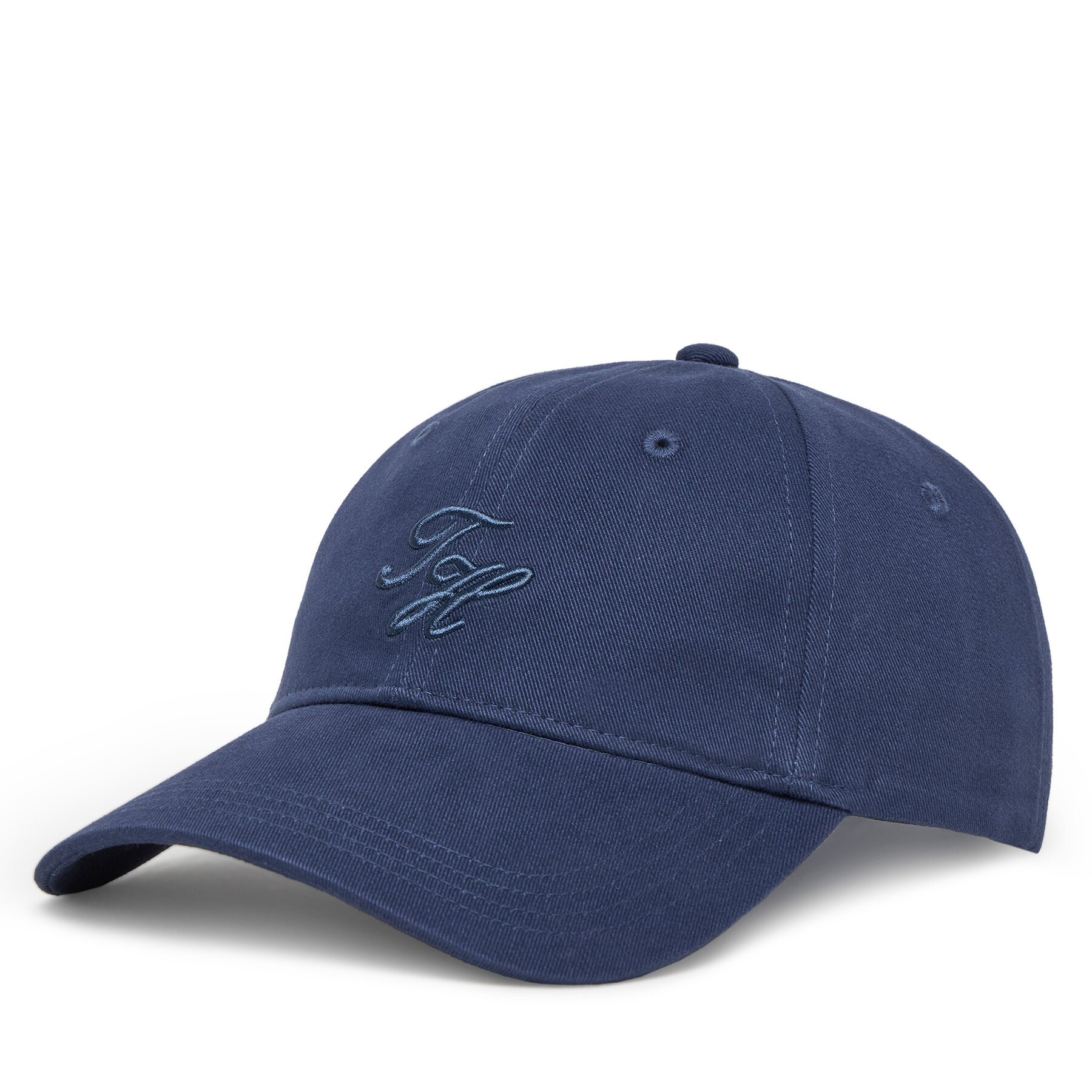 Czapka z daszkiem Tommy Hilfiger Granatowy Embroidered Cap AW0AW17489