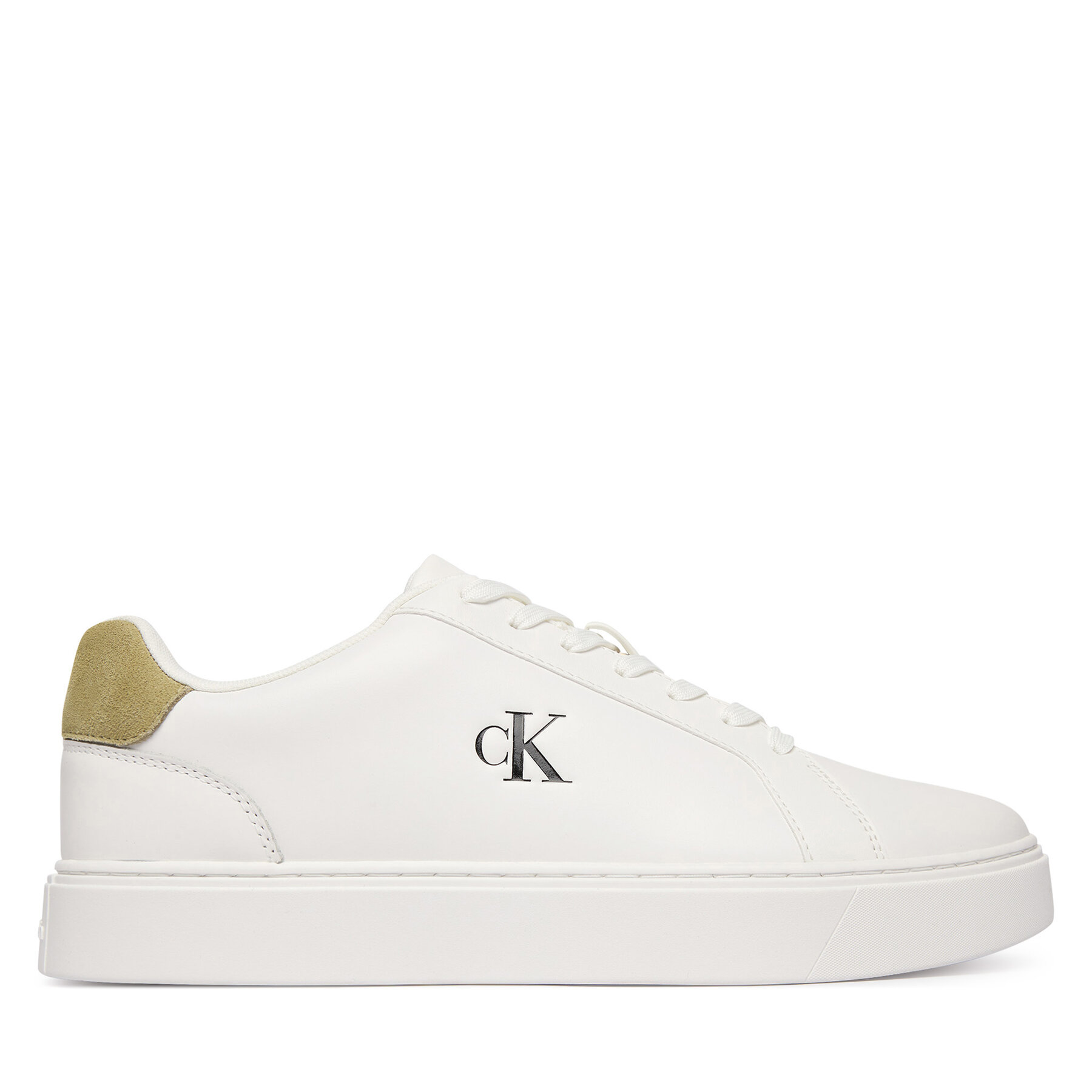 Tenisice Calvin Klein Classic Cupsole Laceup Lth YM0YM01435 Bijela