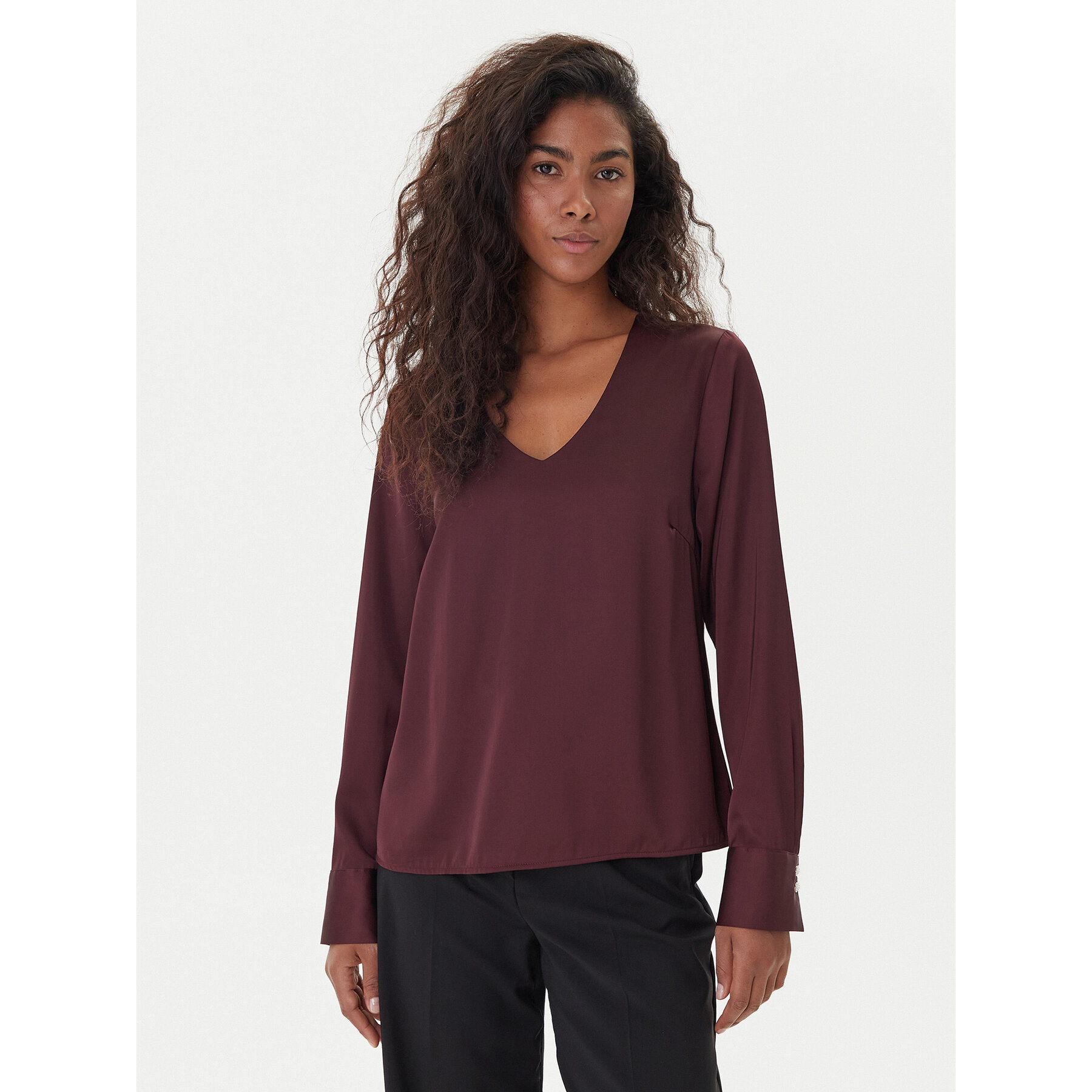 ONLY Bluse Mika 15361191 Violett Regular Fit