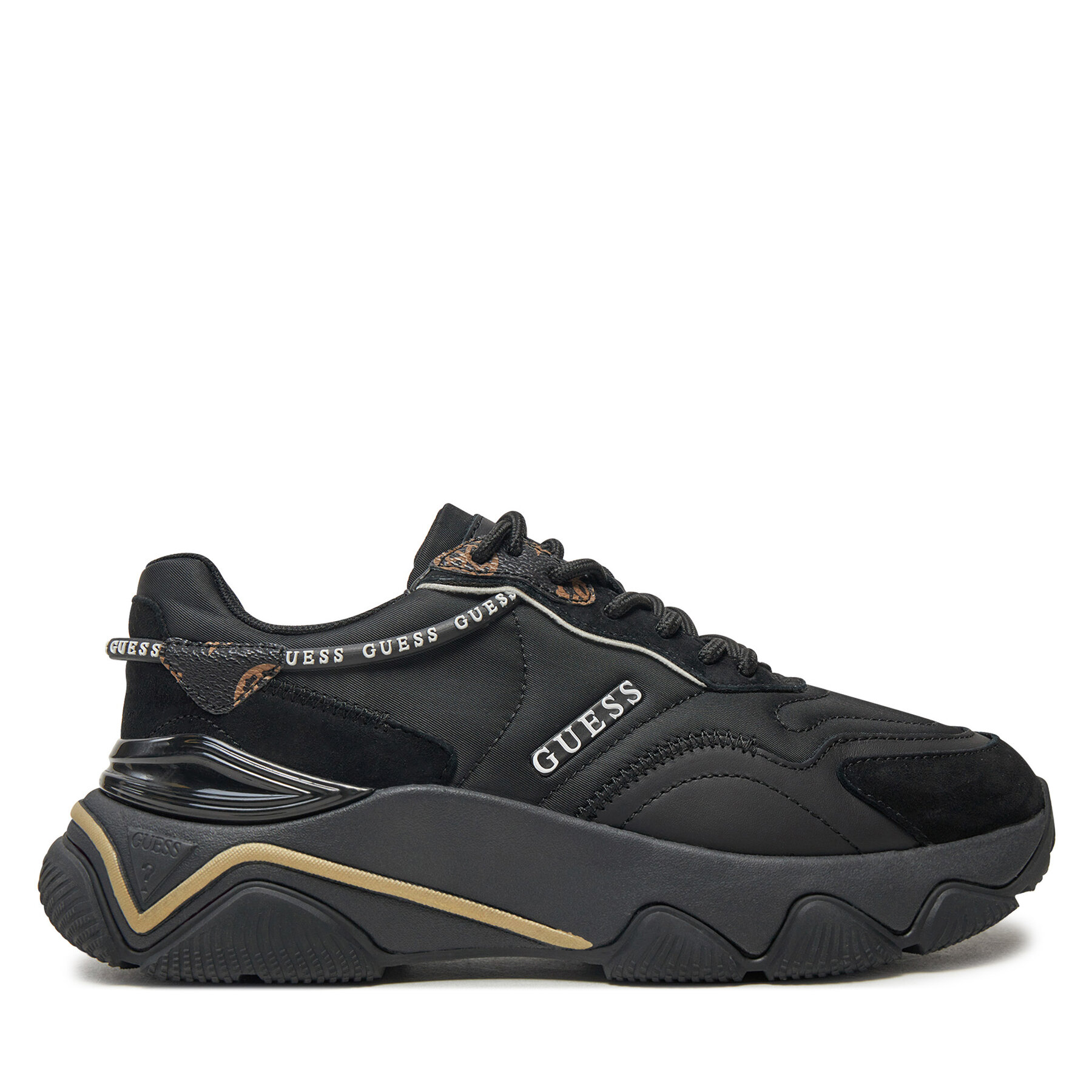 Sneakersy Guess FL7MIC FAL12 Čierna