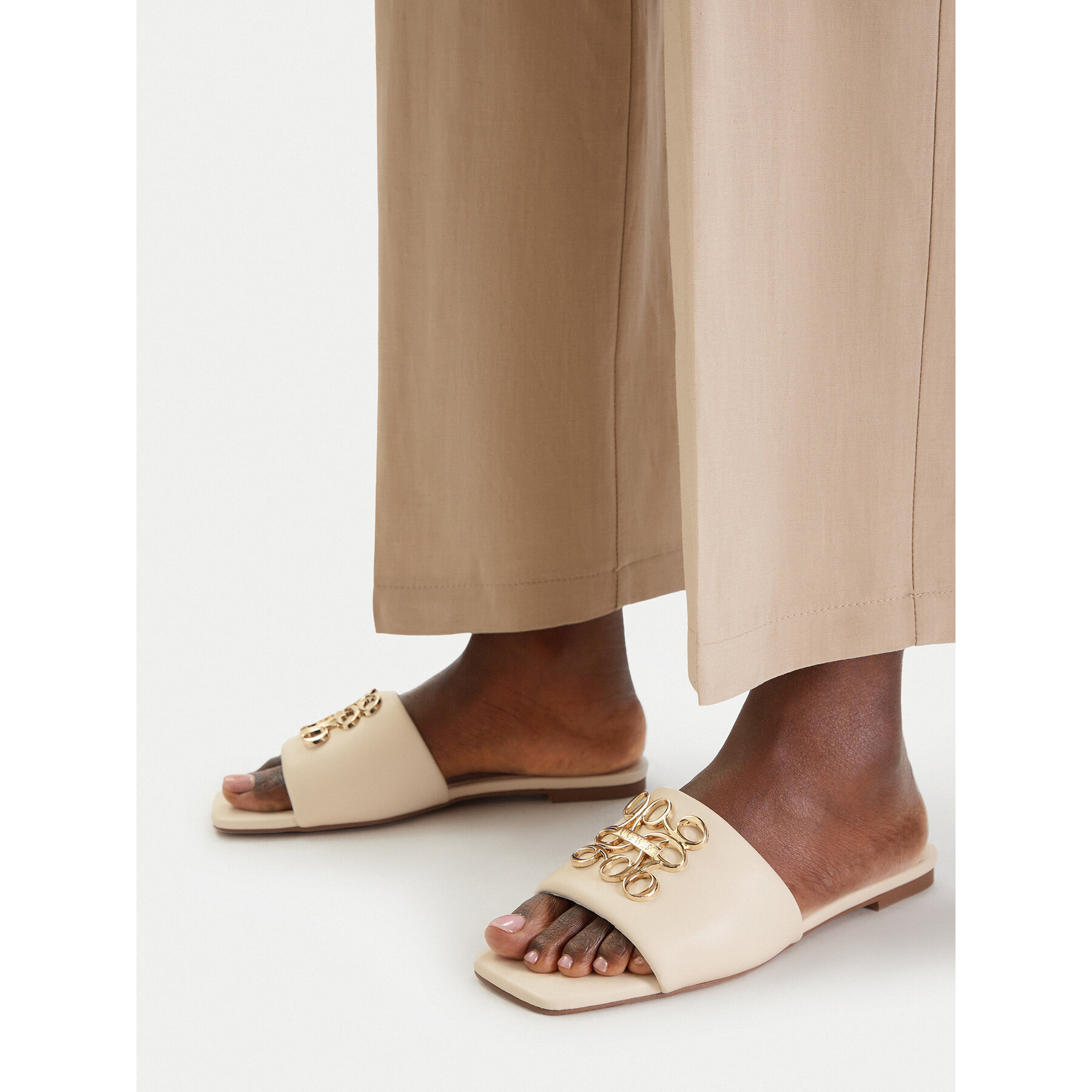 Παντόφλες Nine West CEO-SMRL393663-02 Εκρού