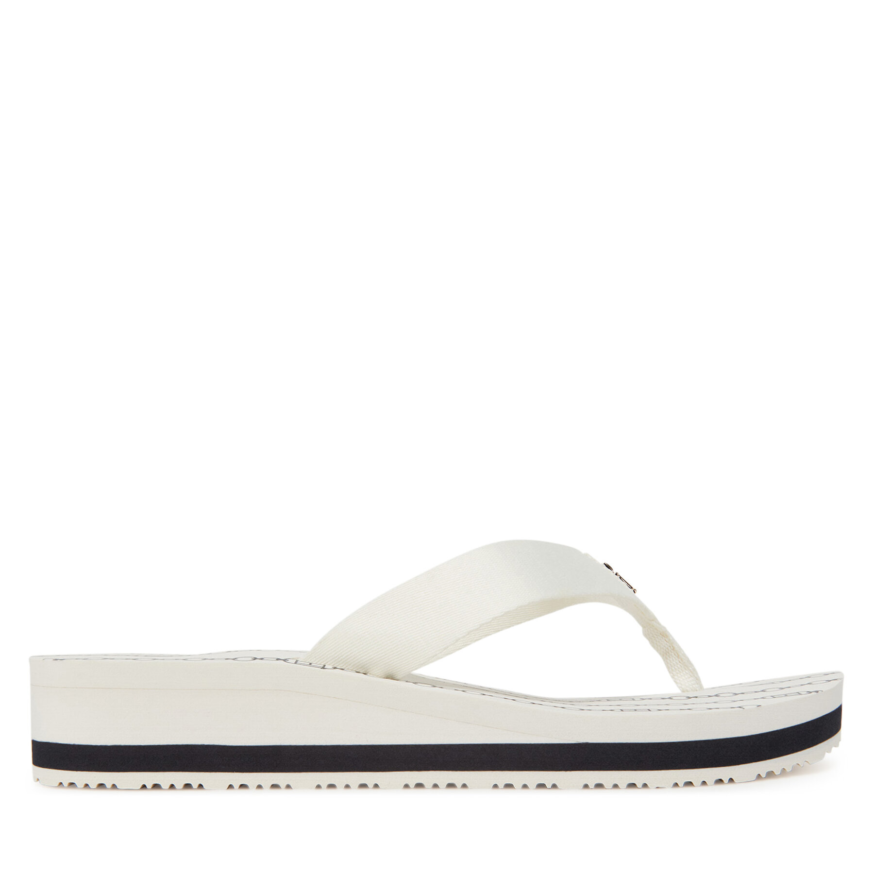 Flip flop Tommy Hilfiger Im Th Chainprint Midwedge Sandal FW0FW08527 Alb